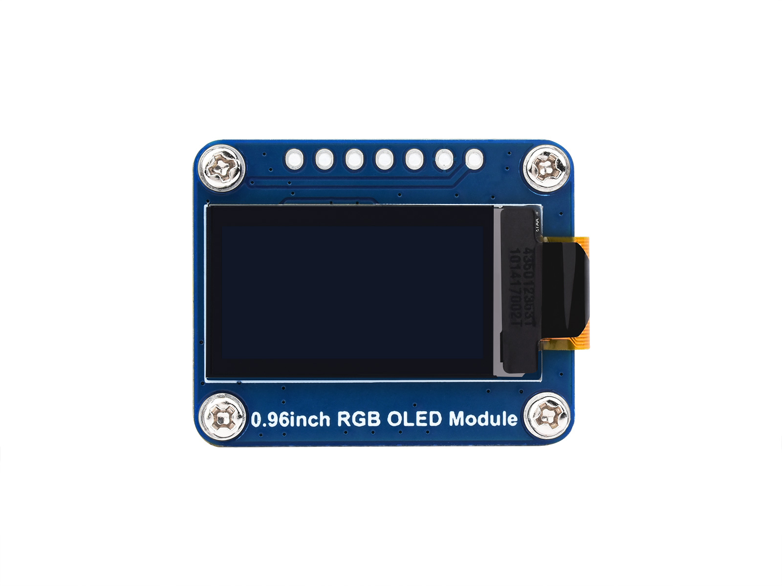 0,96-Zoll-RGB-OLED-Displaymodul, 64×128 Auflösung, 65K Farben, SPI-Schnittstelle