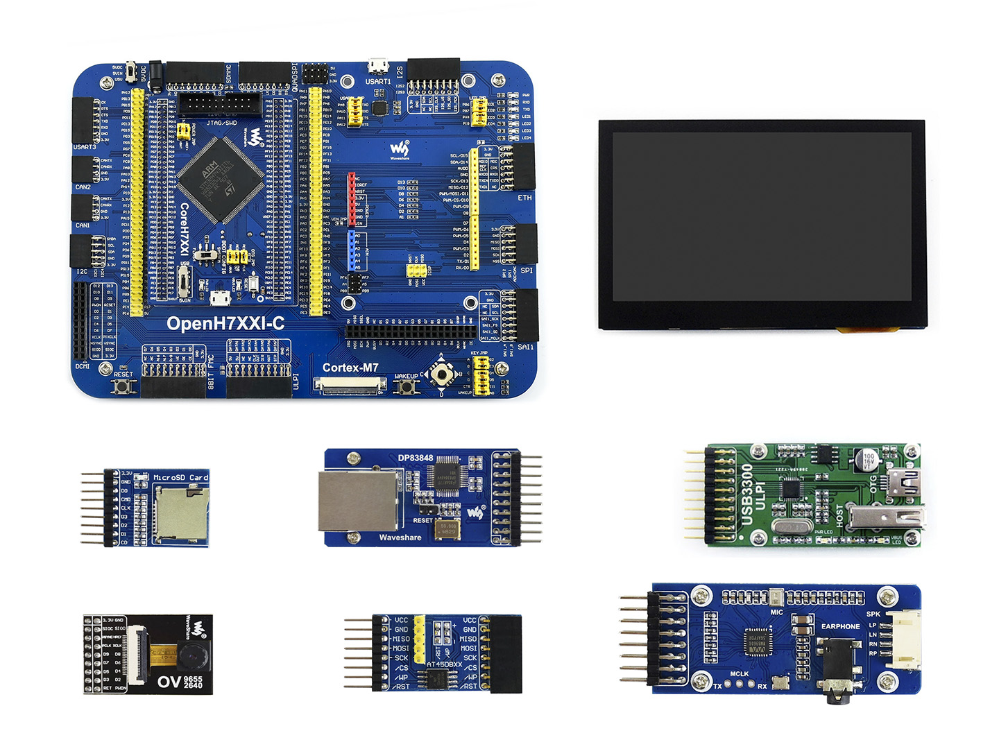 OpenH743I-C Paket A, STM32H7 Entwicklungsboard