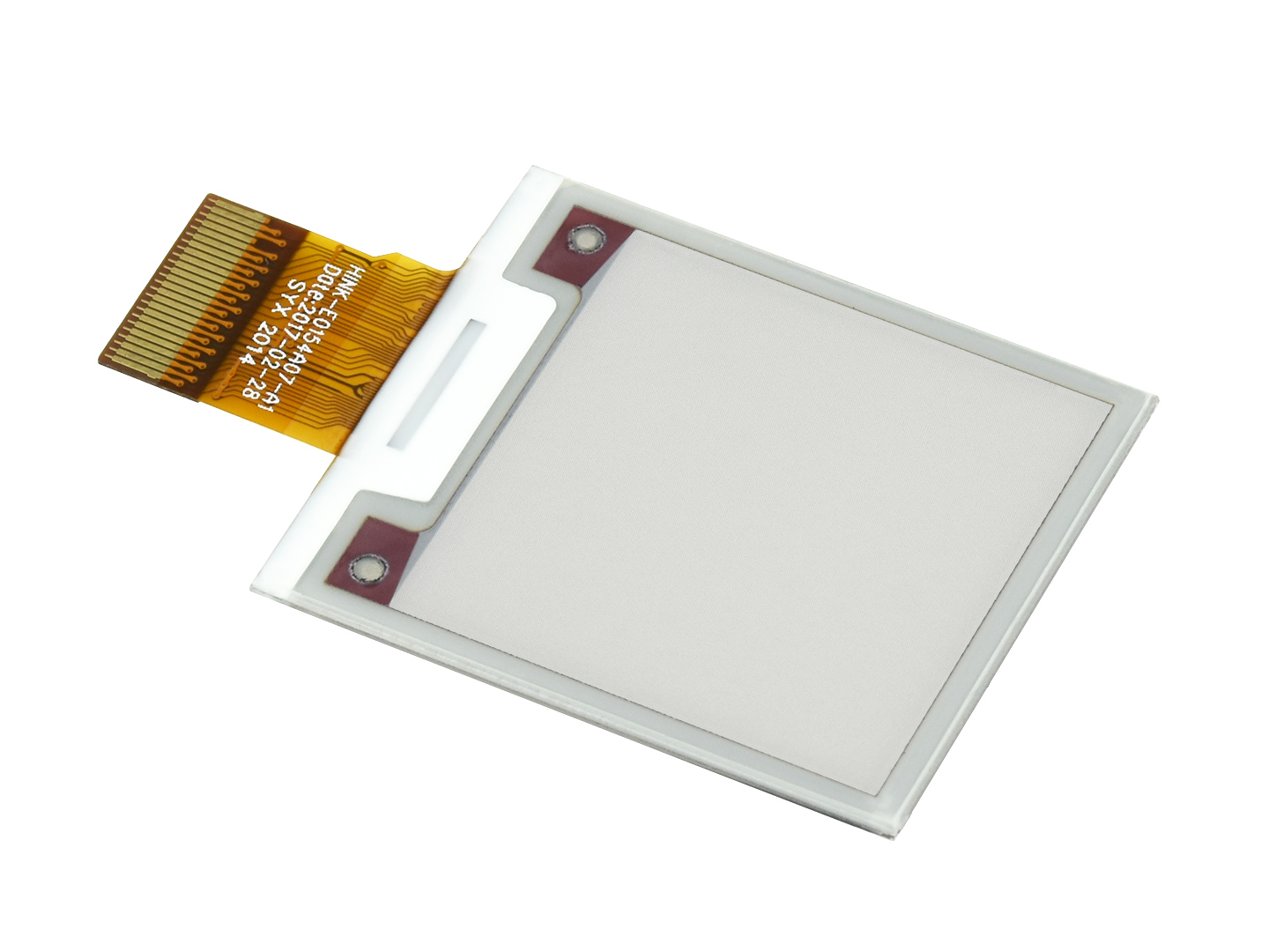 200x200, 1,54-Zoll E-Ink-Rohdisplay-Panel, dreifarbig