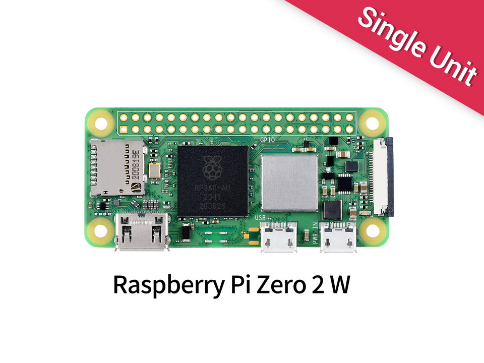 Raspberry Pi Zero 2 W, fünfmal schneller, Quad-Core ARM-Prozessor