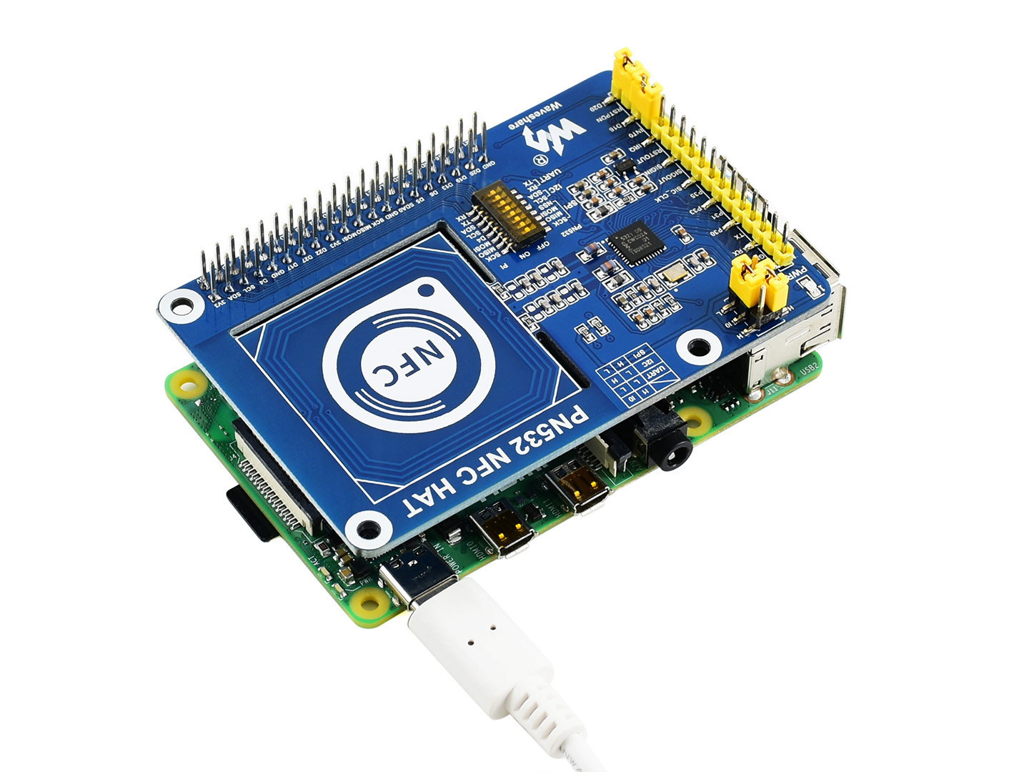 PN532 NFC HAT für Raspberry Pi, I2C / SPI / UART