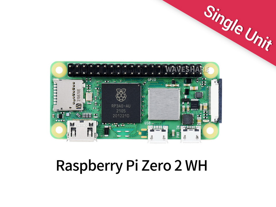 Raspberry Pi Zero 2 W, fünfmal schneller, Quad-Core ARM-Prozessor