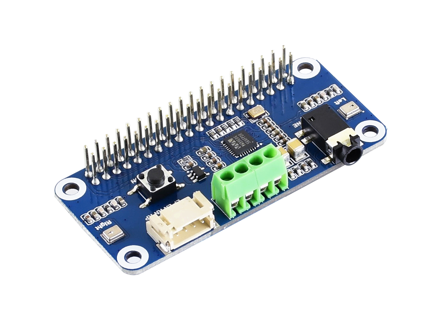 WM8960 Hi-Fi Sound Card HAT für Raspberry Pi, Stereo CODEC, Play/Record