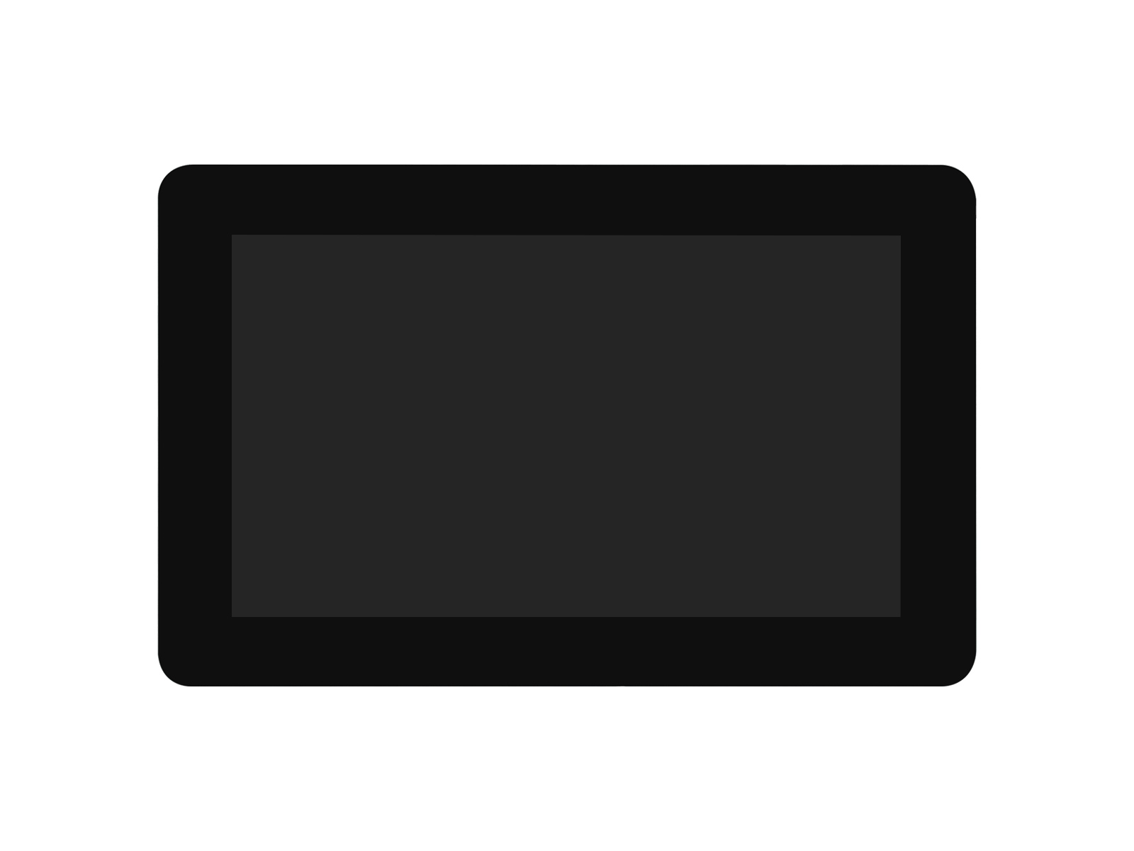 7-Zoll-DSI-Kapazitivtouchdisplay, 1280×720 Pixel, IPS-Panel, optisch gebundenes gehärtetes Glas, 10-Punkt-Touch, Anti-Fingerprint-Beschichtung, mit Gehäuse (optional)
