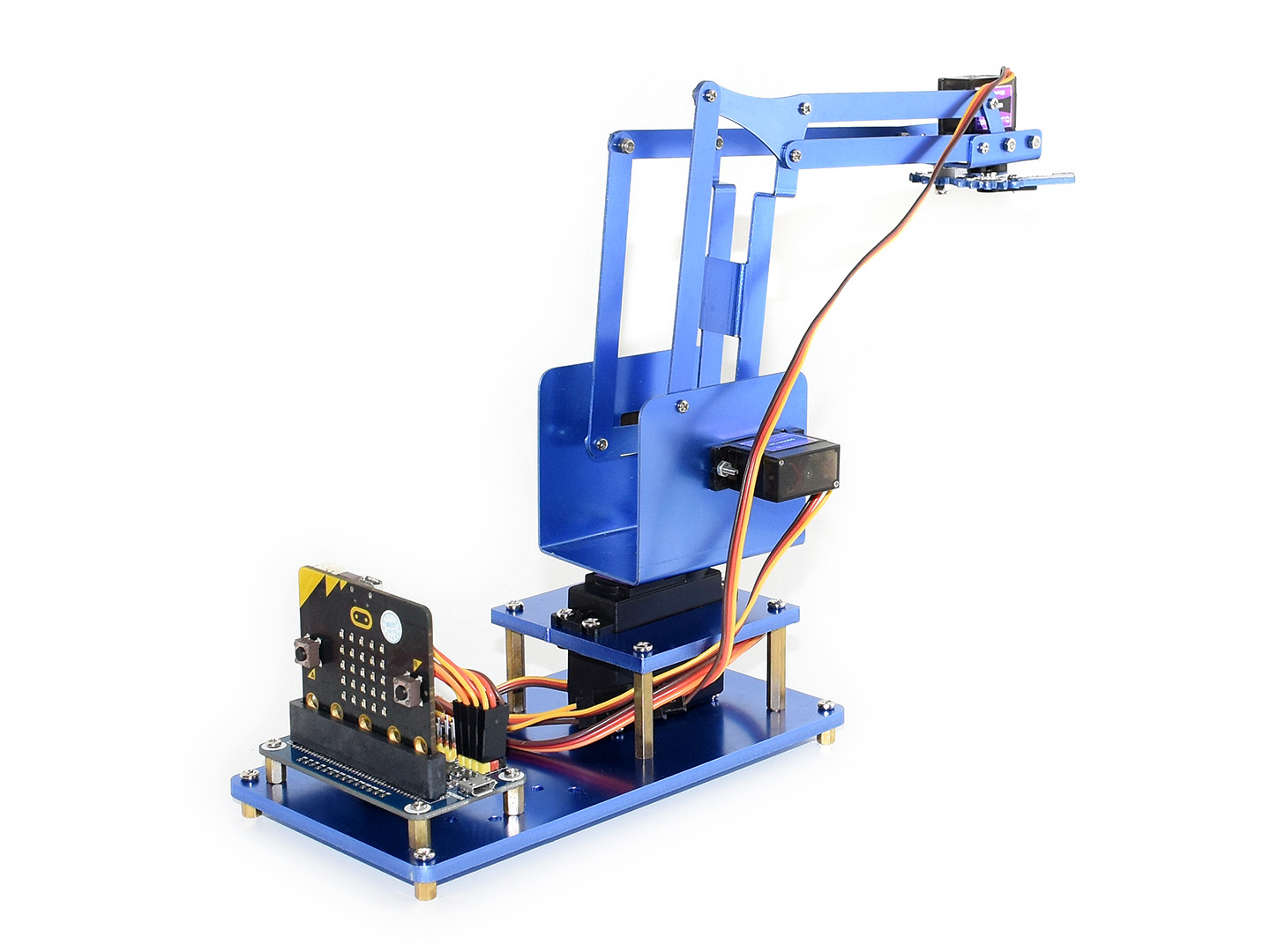 4-DOF Metall-Roboterarm-Bausatz für micro:bit, Bluetooth
