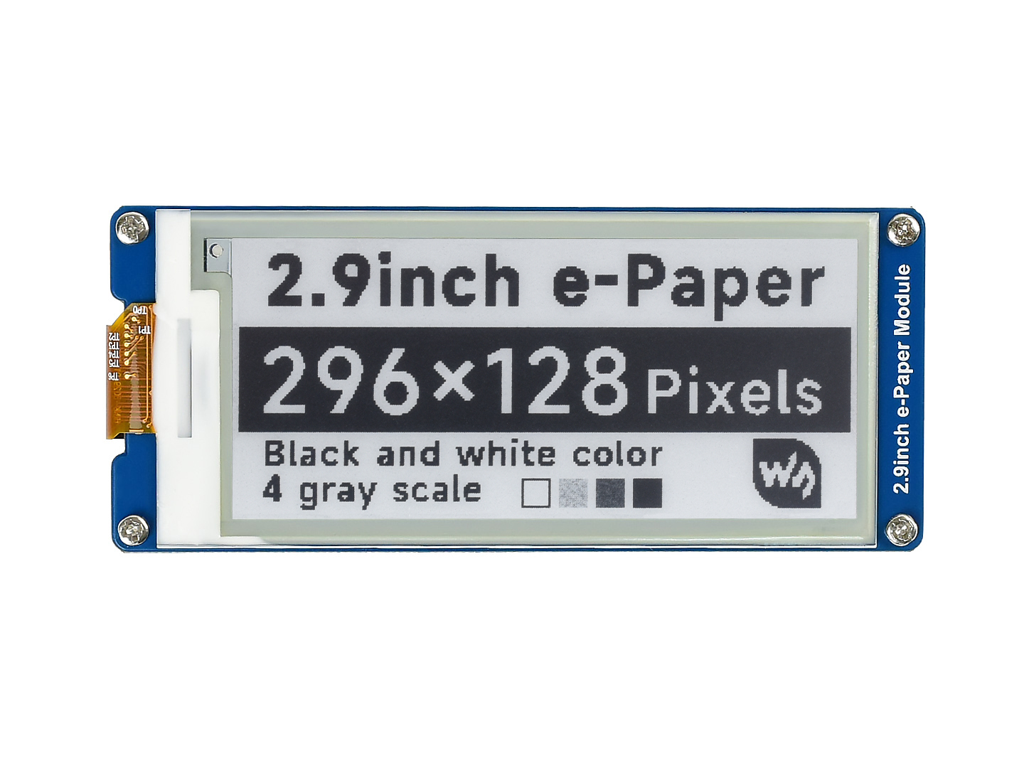 296x128, 2,9-Zoll E-Ink-Displaymodul