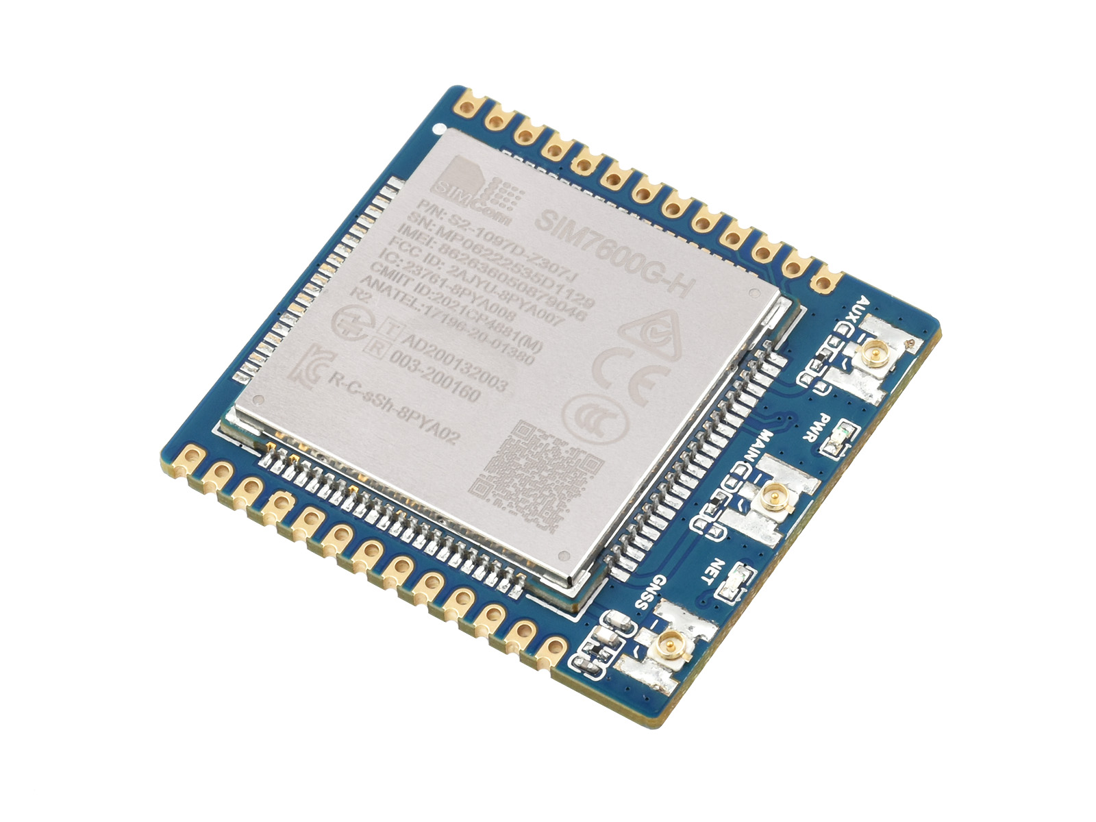 SIM7600X 4G-Kommunikationsmodul, Multi-Band-Unterstützung, kompatibel mit 4G/3G/2G, mit GNSS-Positionierung