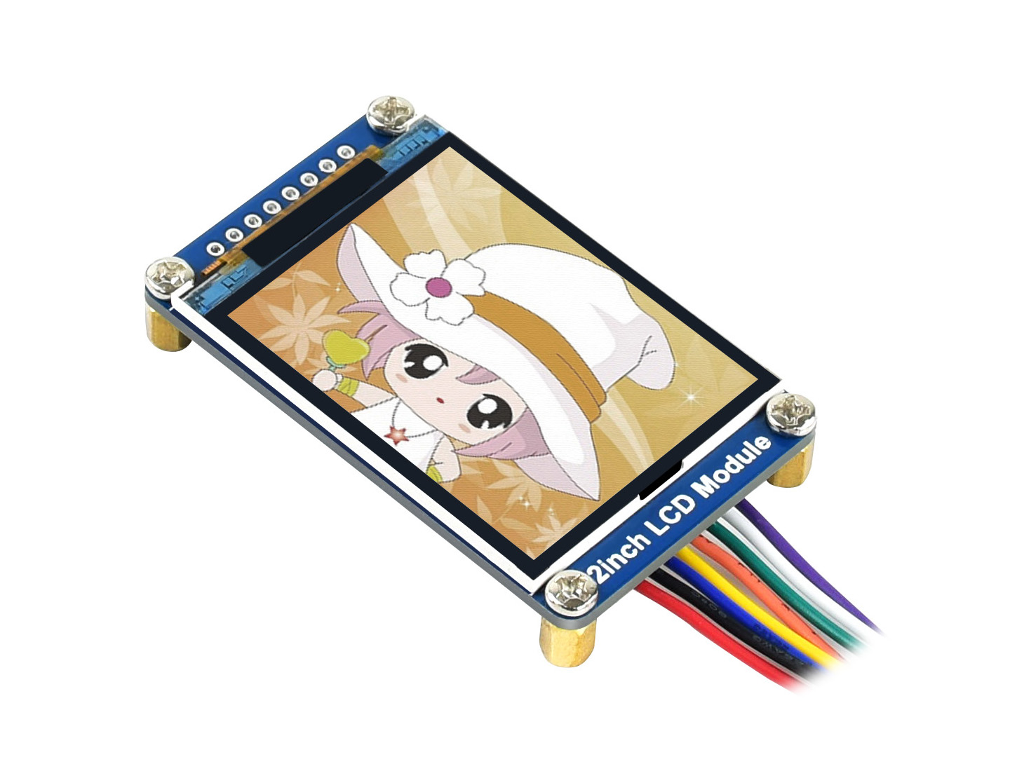 2-Zoll-LCD-Displaymodul, IPS-Bildschirm, 240×320 Auflösung, SPI-Schnittstelle