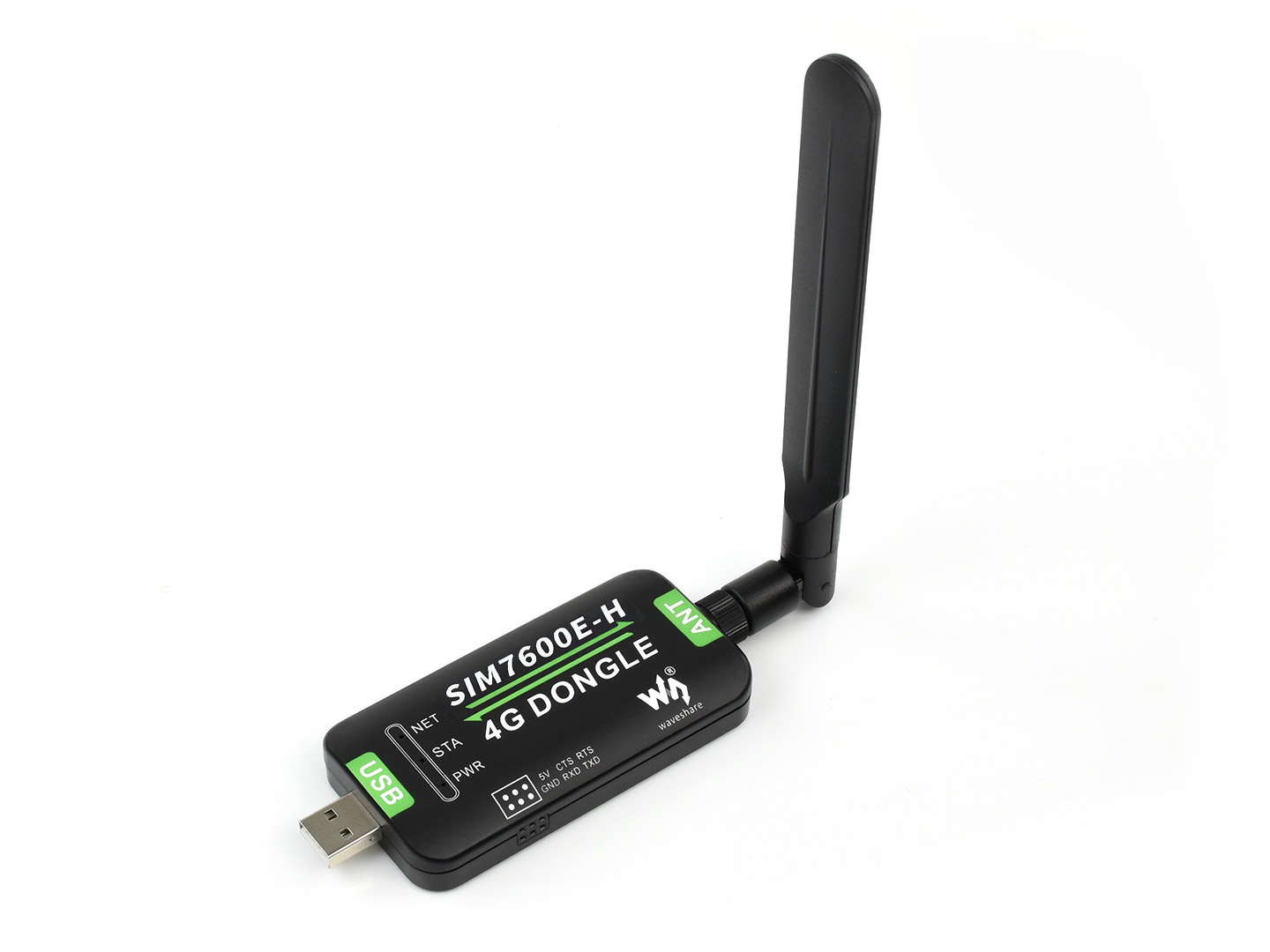 SIM7600E-H 4G-Dongle, GNSS-Positionierung, für Europa / Naher Osten / Afrika / Südkorea / Thailand...