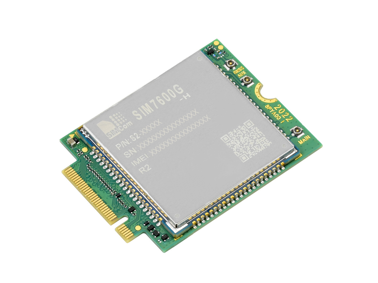 SIM7600G-H-M.2 SIMCom Original 4G LTE Cat-4 Modul, Globale Abdeckung, GNSS, M.2-Anschluss