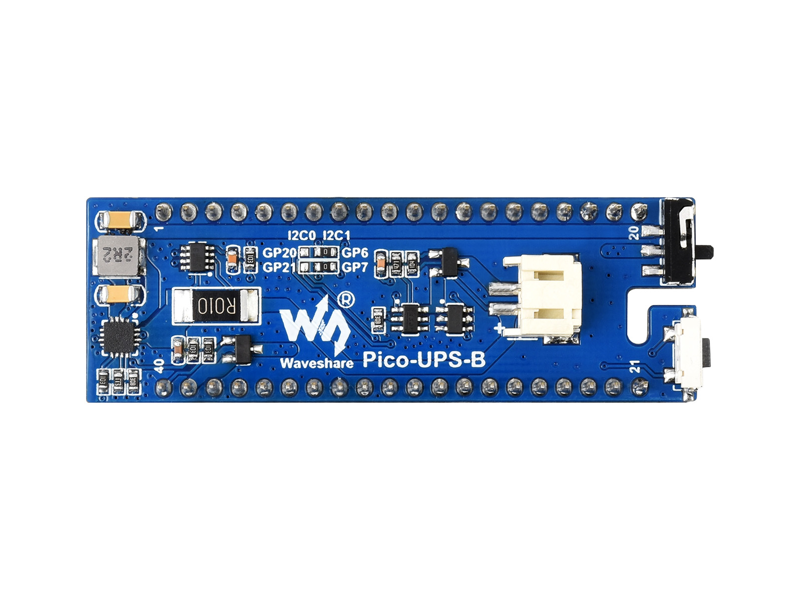 UPS-Modul für Raspberry Pi Pico, unterbrechungsfreie Stromversorgung, Li-Po-Akku, stapelbares Design
