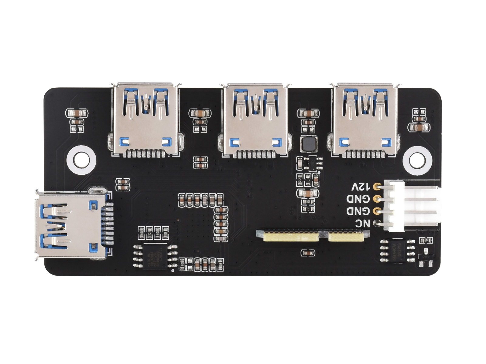 PCIe-zu-USB-3.2-Gen1-Adapter, für Raspberry Pi Compute Module 4 IO-Board, 4x HS USB