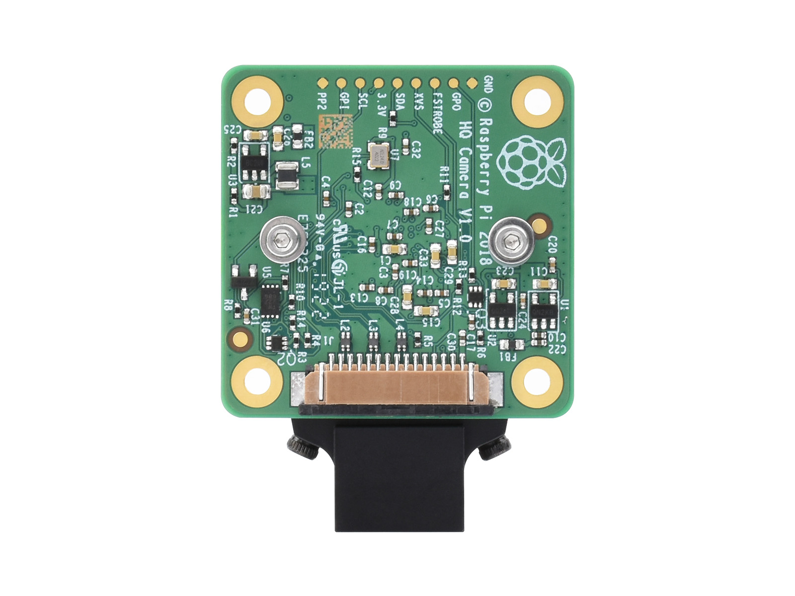 Raspberry Pi High Quality Camera M12, 12,3 MP IMX477R-Sensor, hohe Empfindlichkeit, unterstützt M12-Objektivhalterungen