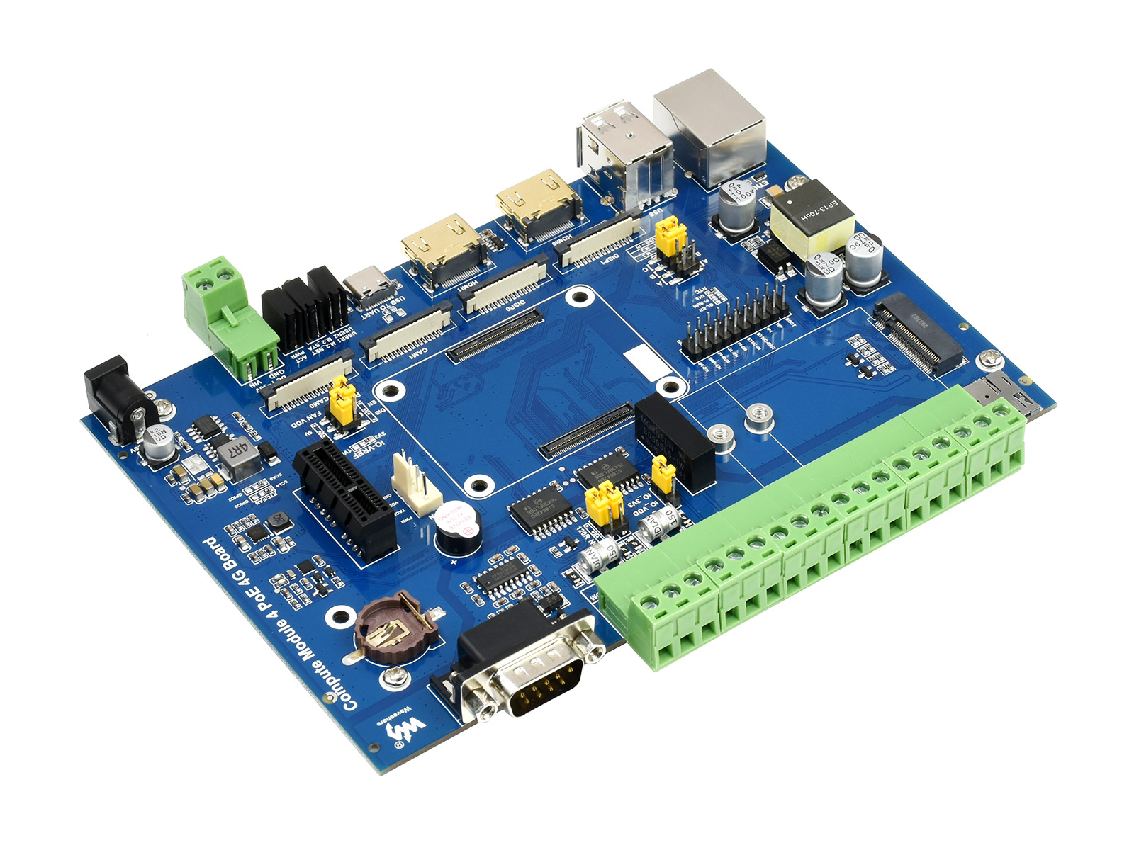 Compute Module 4 Industrial IoT Base Board, für alle Varianten von CM4