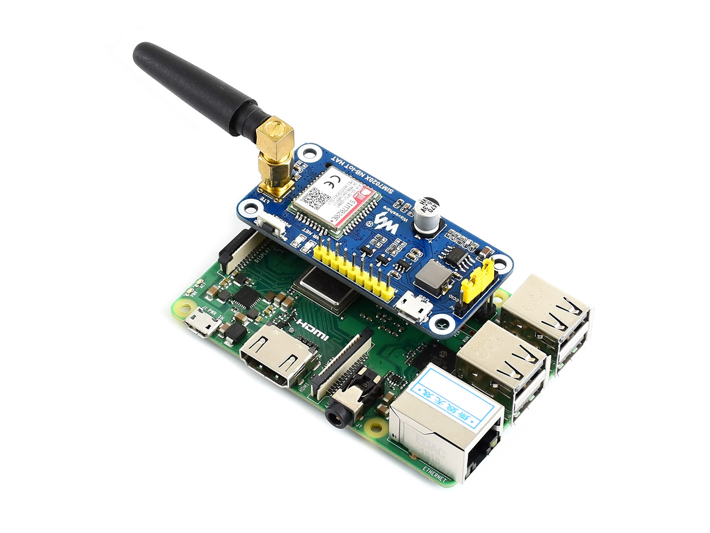 NB-IoT HAT für Raspberry Pi, für Europa, Asien, Afrika, Australien