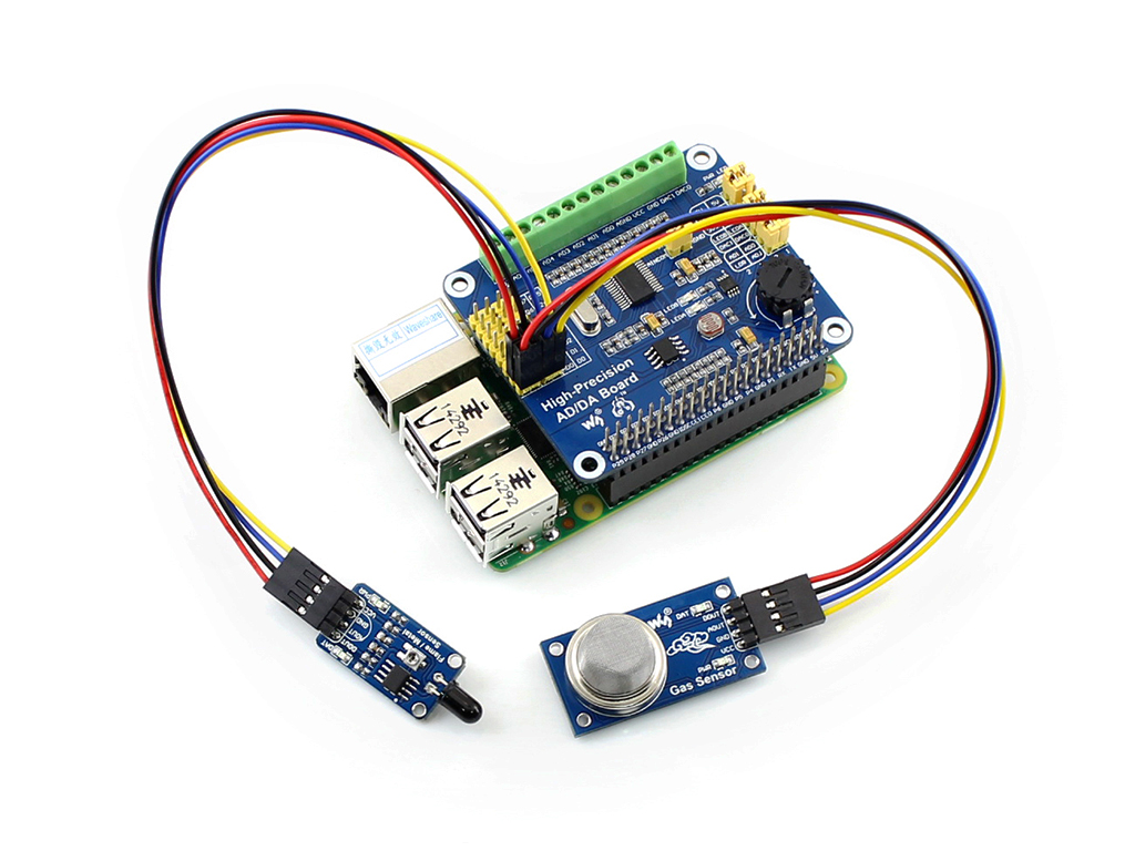 Raspberry Pi Hochpräzise AD/DA-Erweiterungsplatine