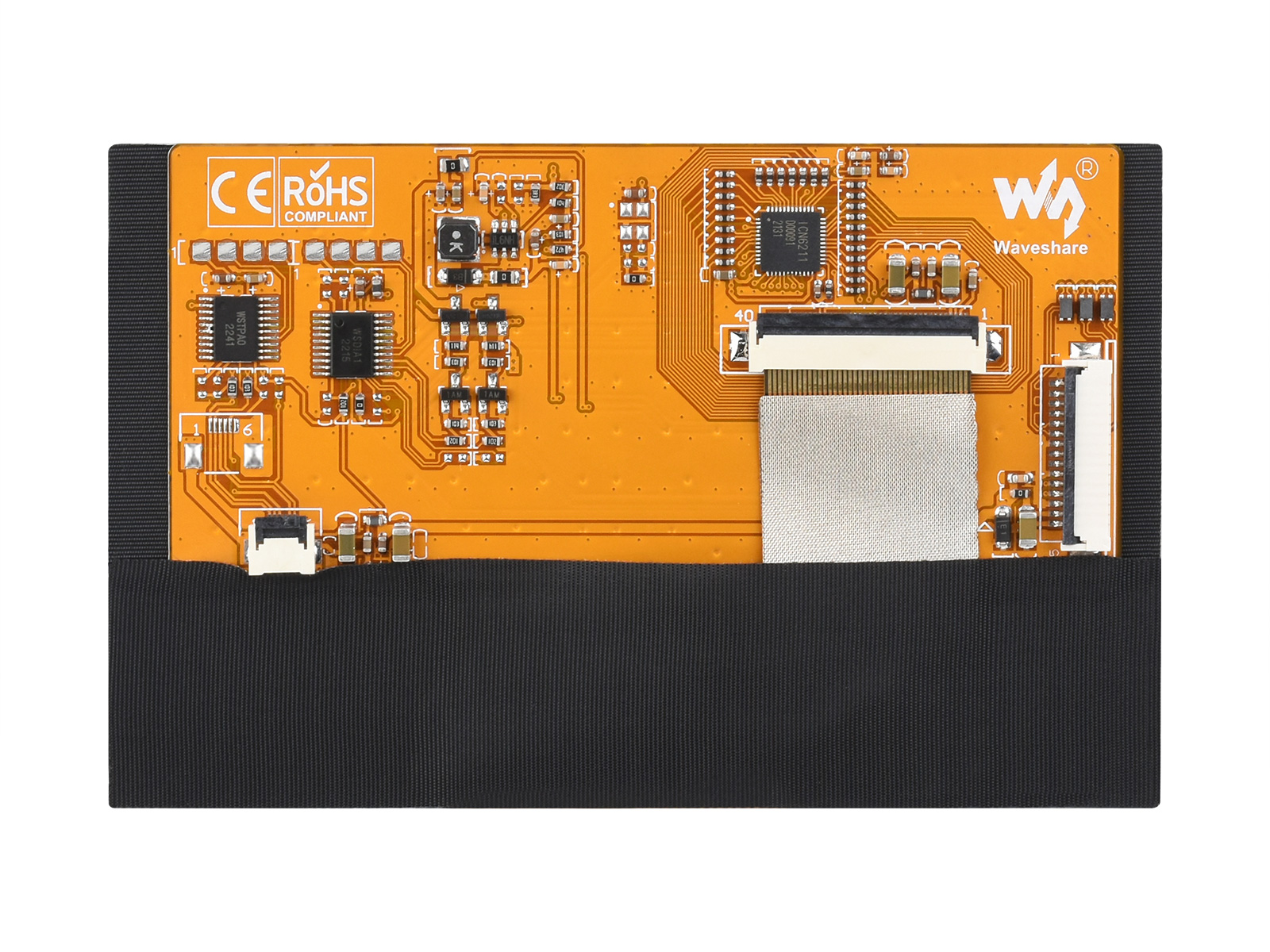4,3-Zoll-DSI-Display, 800 × 480, IPS/QLED-Panel, schlankes und leichtes Design, Touch-Funktion optional