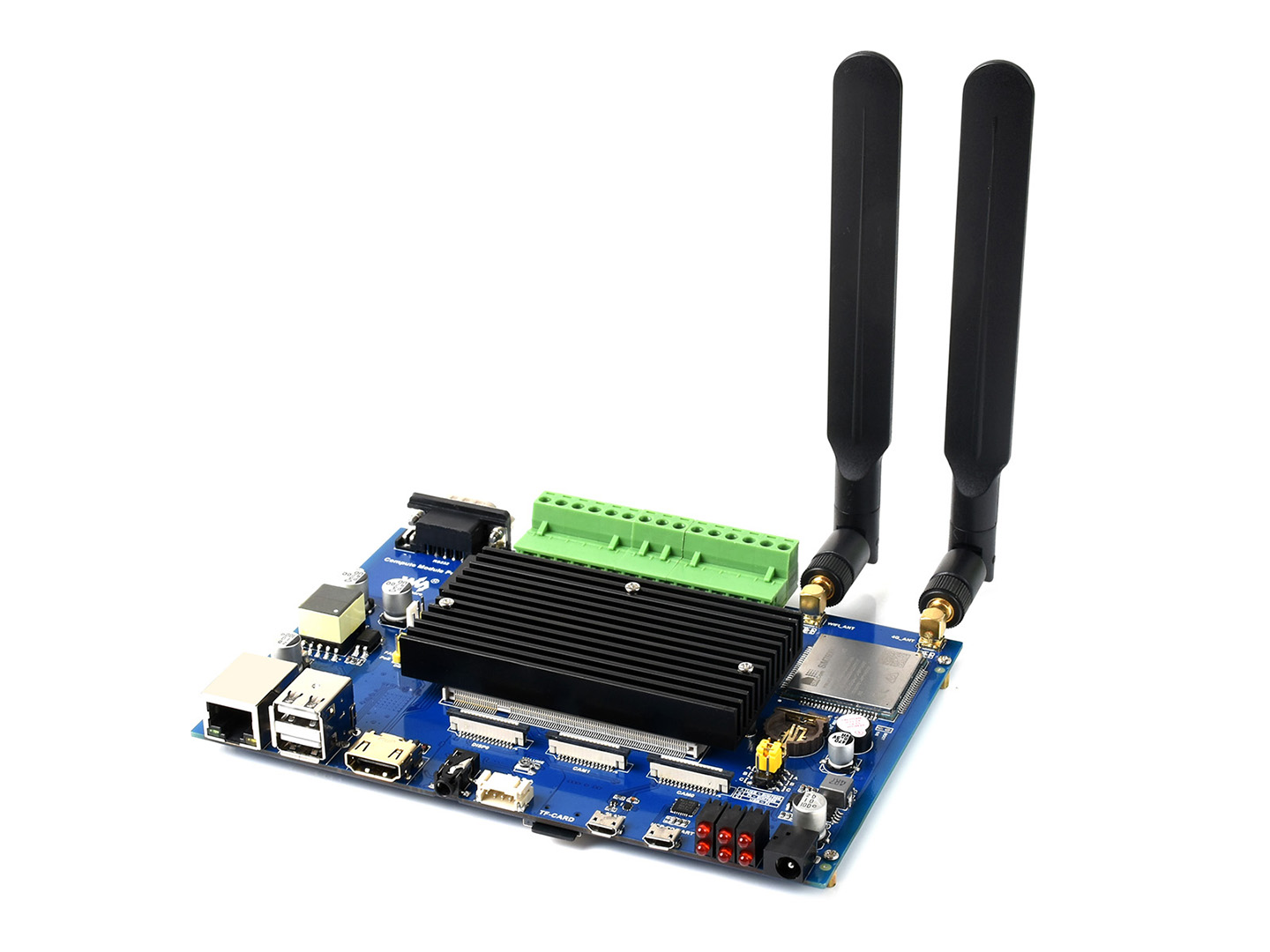 Compute Module Industrial IoT Base Board, 4G / PoE-Funktion, für Raspberry Pi CM4S / CM3-Serie