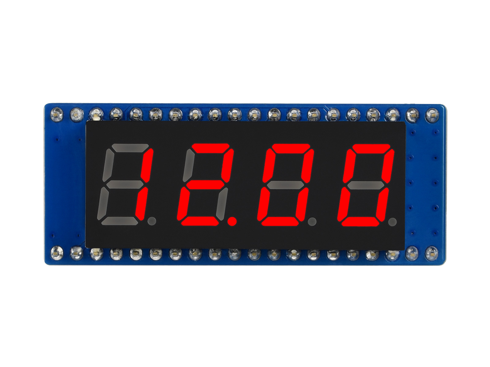 4-stelliges 8-Segment-Displaymodul für Raspberry Pi Pico, SPI-kompatibel