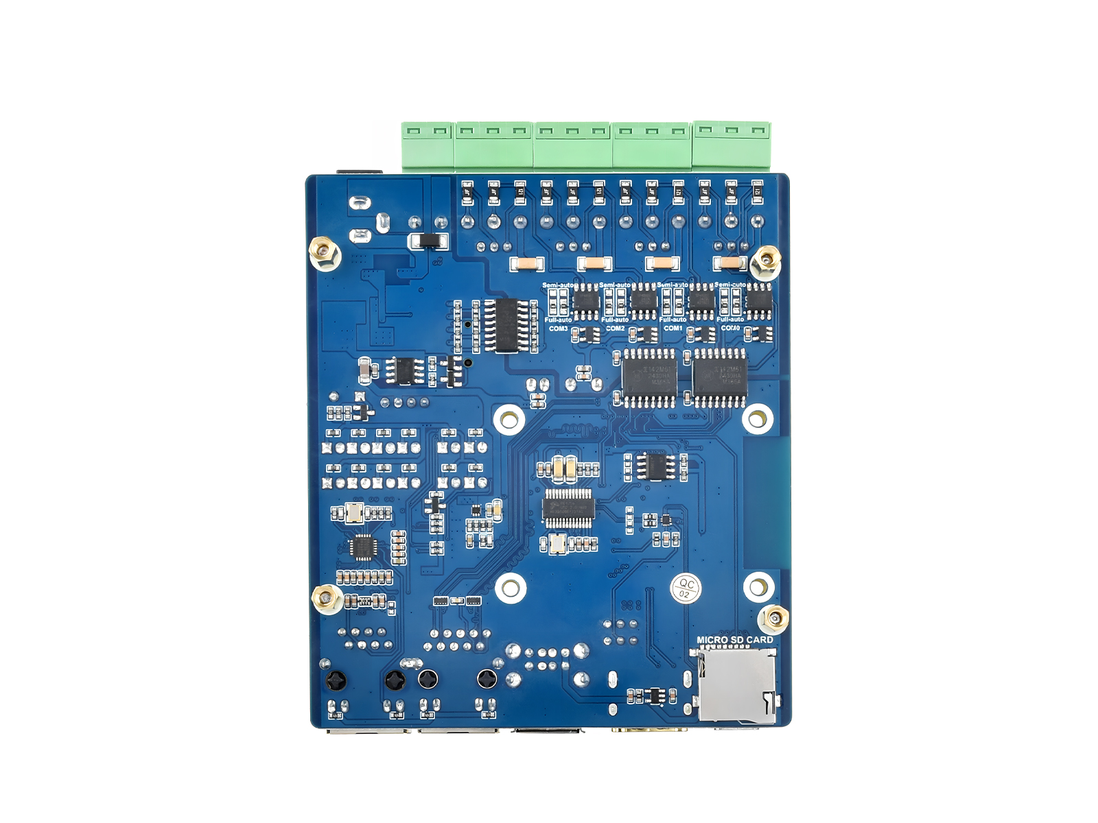 Dual-ETH-Quad-RS485-Basisplatine (B) für Raspberry Pi Compute Module 4, Gigabit-Ethernet, 4CH isoliertes RS485