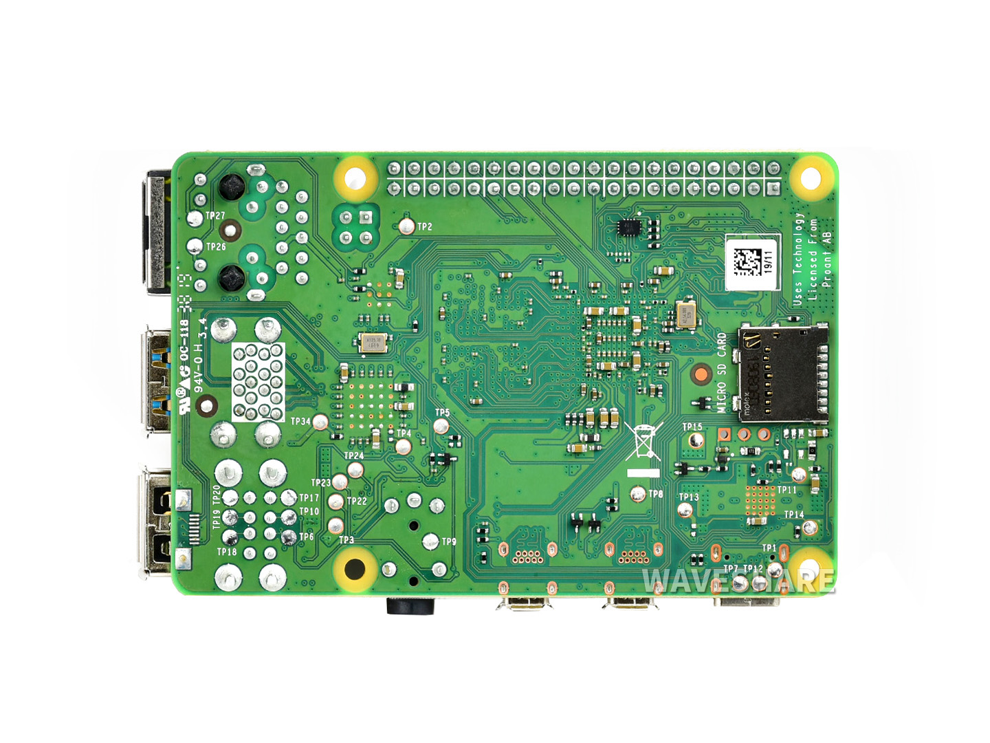Raspberry Pi 4 Modell B 2GB RAM, Komplett aktualisiert