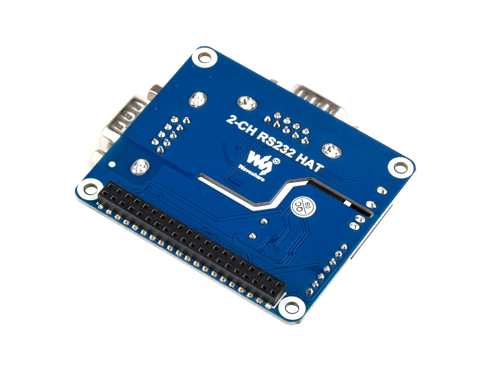 2-Kanal-Isolierter RS232-Erweiterungs-HAT für Raspberry Pi