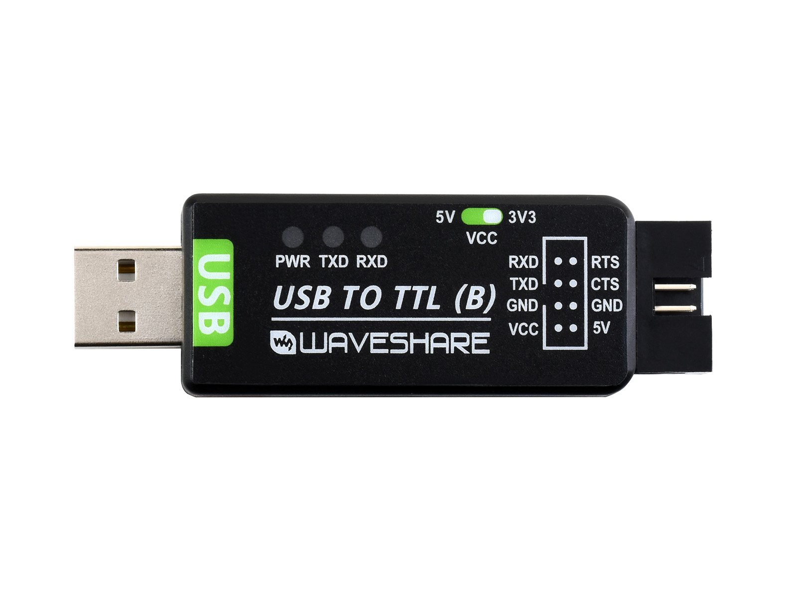 Industrieller USB-zu-TTL-Konverter, Original CH343G an Bord, Multi-Schutz & Systemunterstützung
