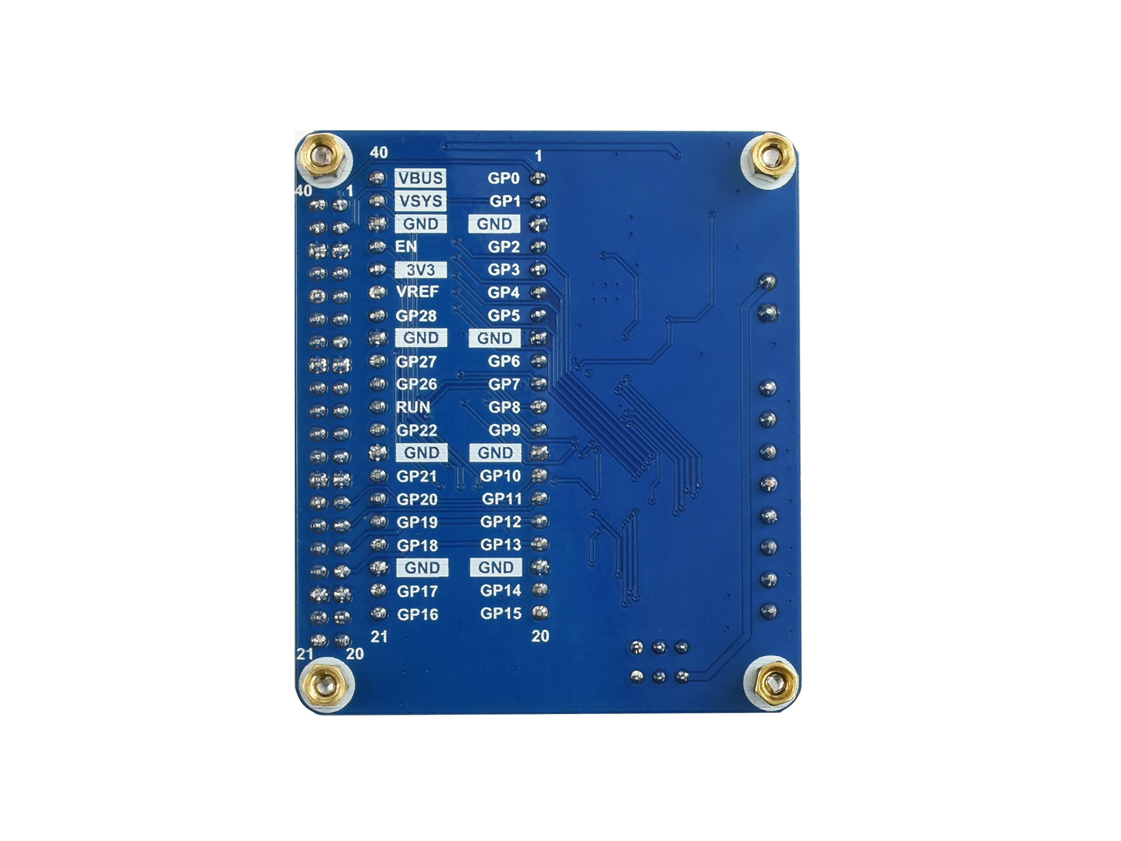 DC-Motor-Treibermodul für Raspberry Pi Pico, Ansteuerung von bis zu 4x DC-Motoren