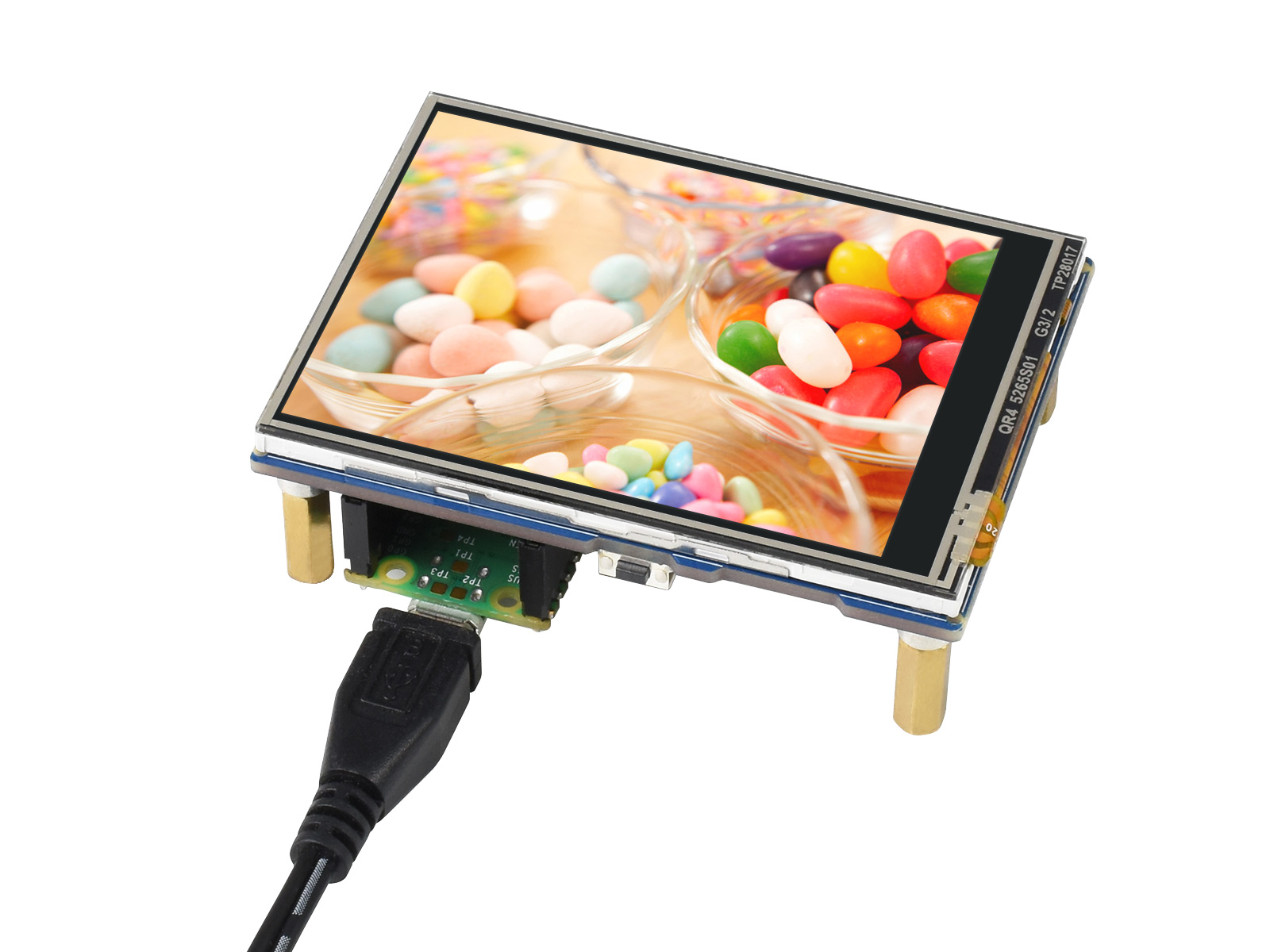2,8-Zoll-Touchdisplay-Modul für Raspberry Pi Pico, 262K Farben, 320×240, SPI