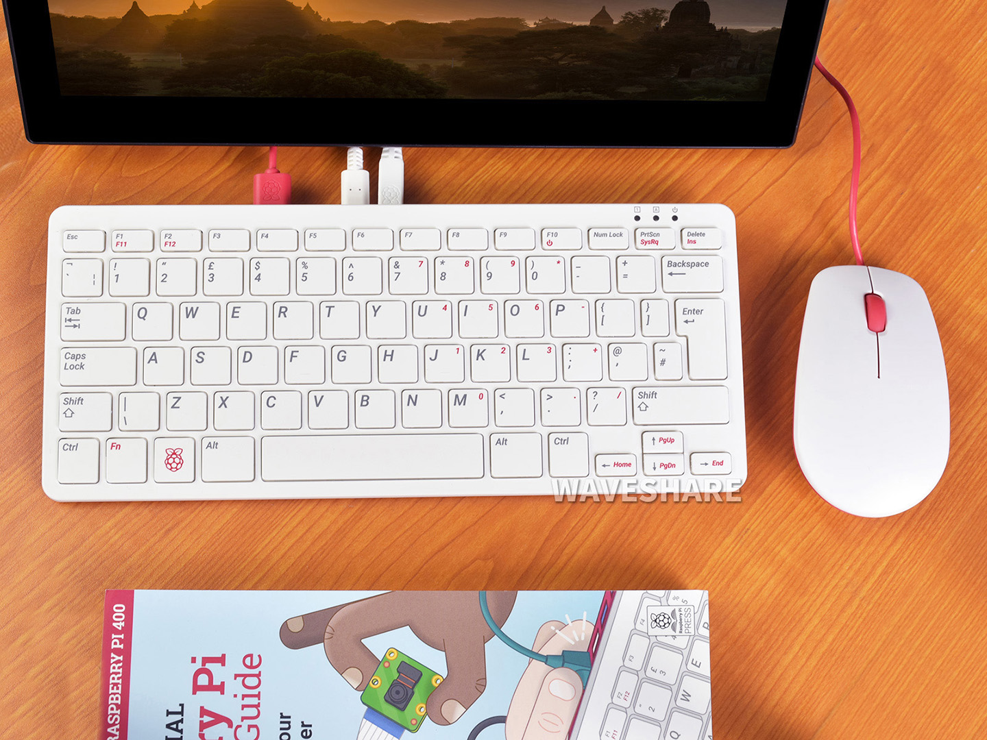 Raspberry Pi 400, ein leistungsstarker, benutzerfreundlicher Computer, der in eine Tastatur integriert ist