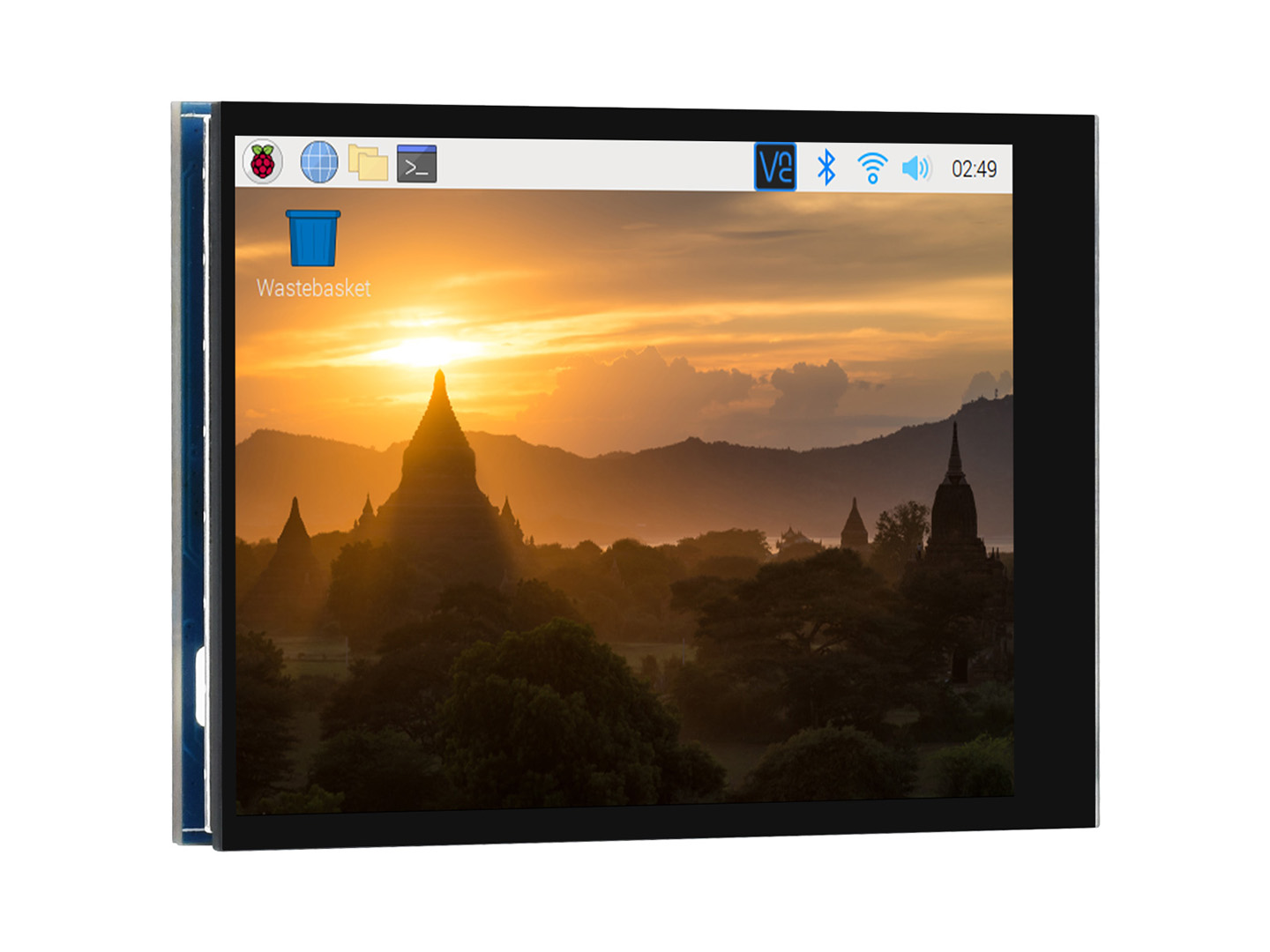 2,8-Zoll kapazitiver Touchscreen-LCD für Raspberry Pi, 480×640, DPI, IPS, optische Bindung, gehärtete Glasabdeckung, stromsparend