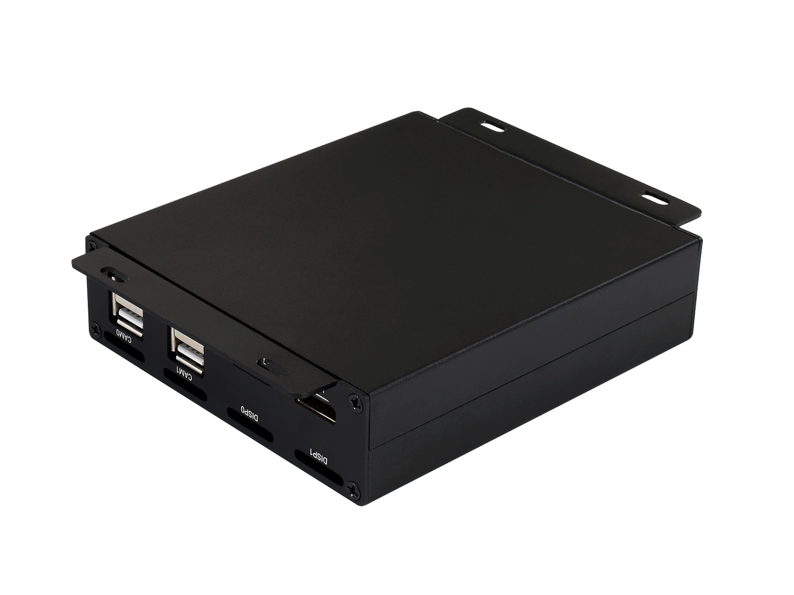 PoE Mini-Computer (Typ B) basierend auf Raspberry Pi Compute Module 4 (NICHT enthalten), Metallgehäuse, mit Lüfter