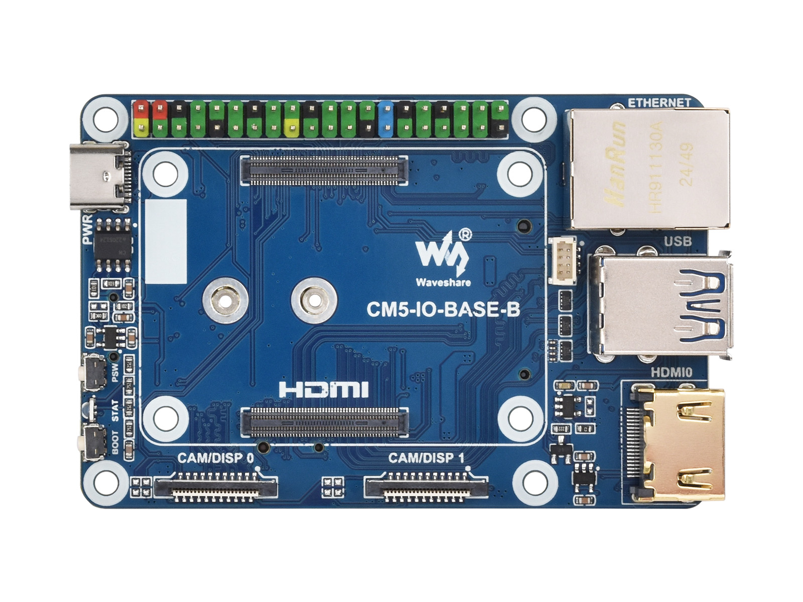 Mini-Grundplatine (B) / Mini-Computer, entwickelt für Raspberry Pi Compute Module 5 (NICHT enthalten), mit Onboard-EEPROM und Verschlüsselungschip