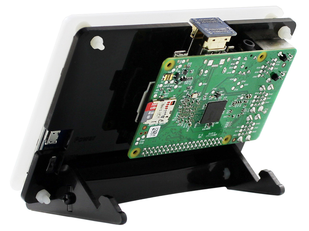 5-Zoll-Widerstandstouchscreen-LCD mit zweifarbigem Gehäuse, 800×480, HDMI, stromsparend