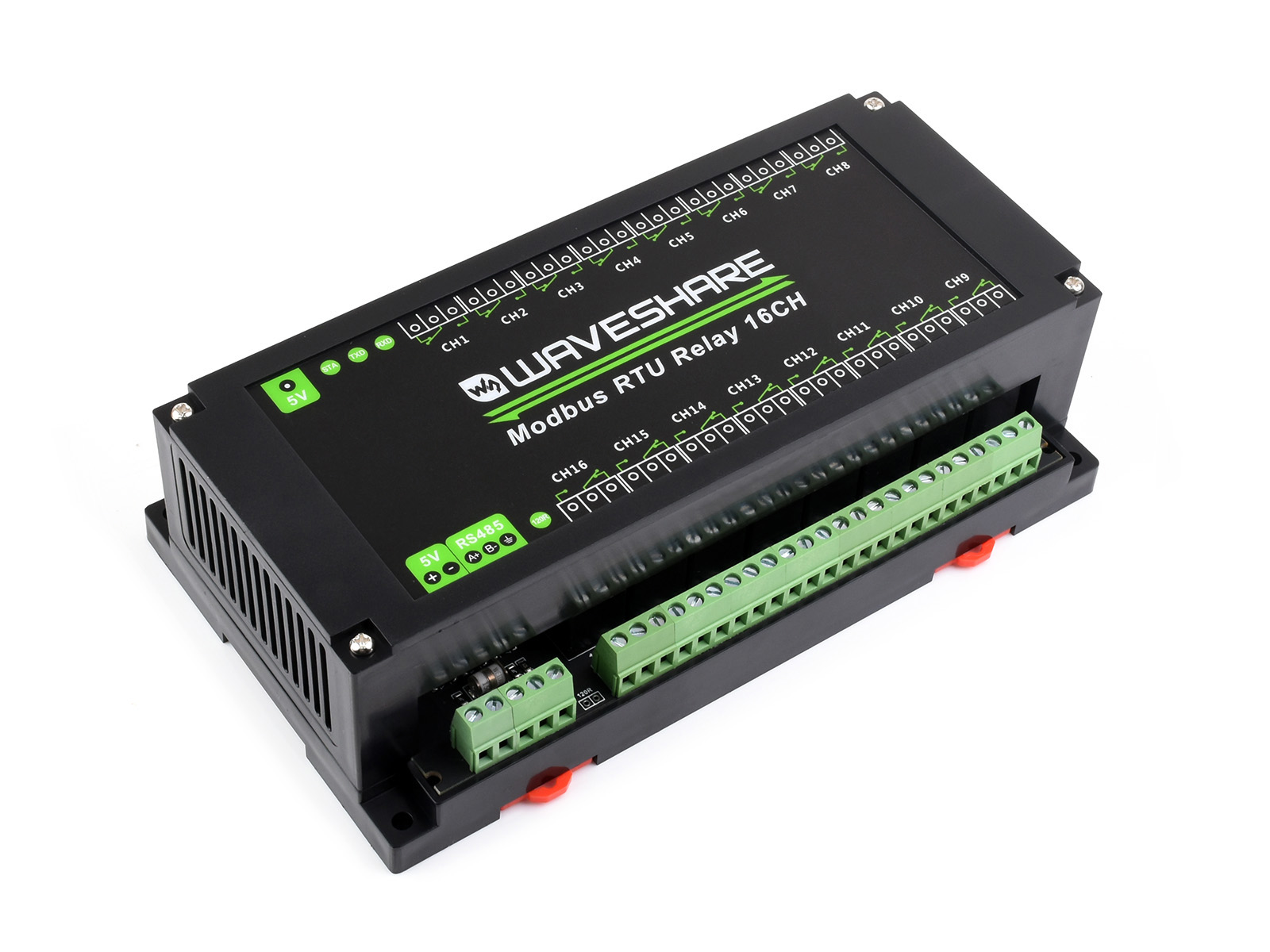 Modbus RTU 16-Kanal-Relaismodul, RS485-Schnittstelle, mit mehreren Isolierschutzschaltungen