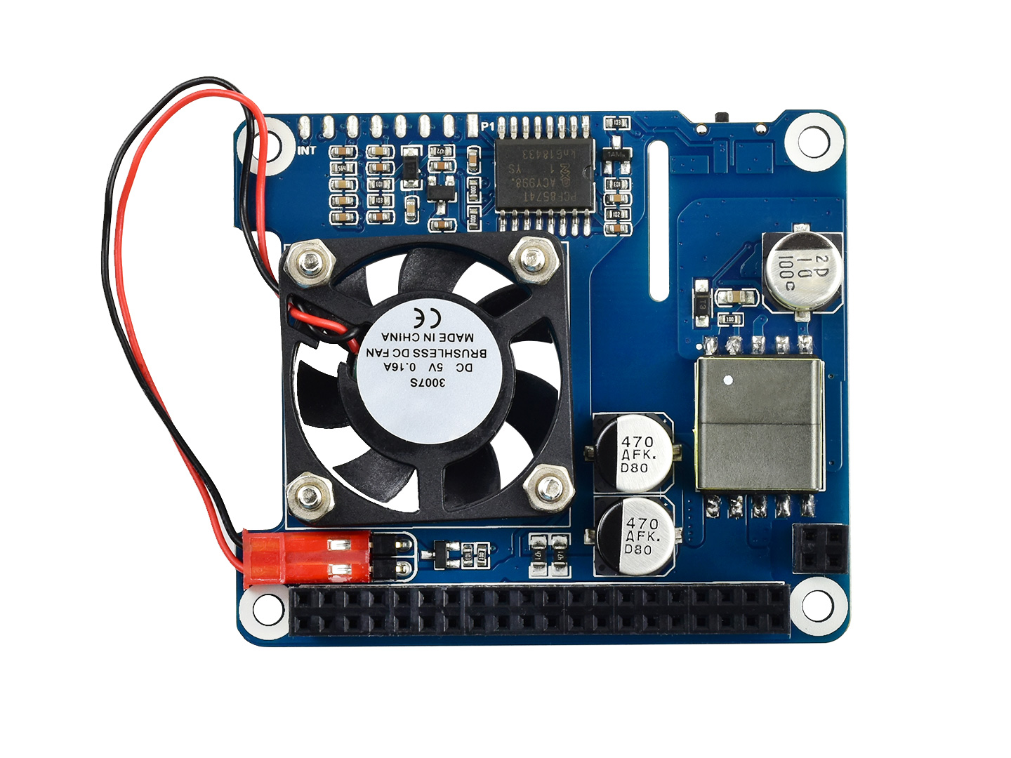 Power over Ethernet HAT (B) für Raspberry Pi 3B+/4B und 802.3af PoE-Netzwerk