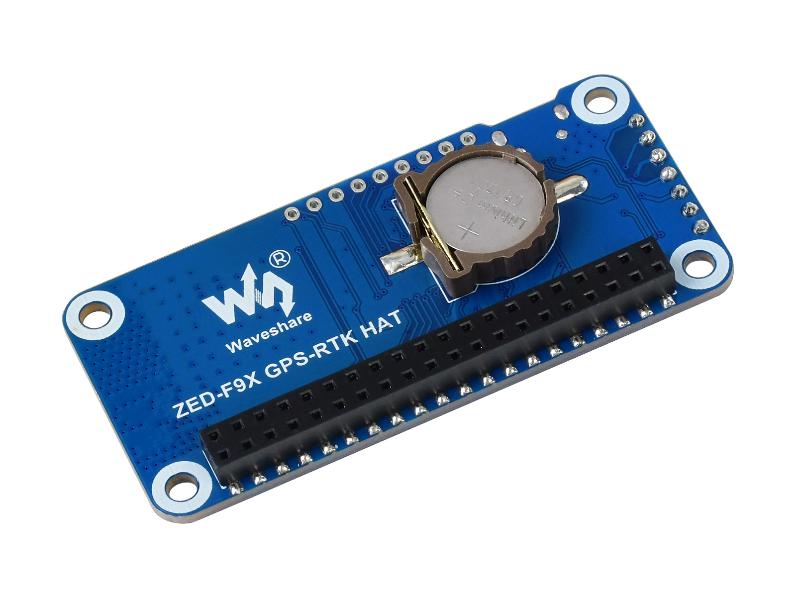 ZED-F9P GPS-RTK-HAT für Raspberry Pi, Zentimetergenaue Genauigkeit, Multi-Band-RTK-Differential-GPS-Modul