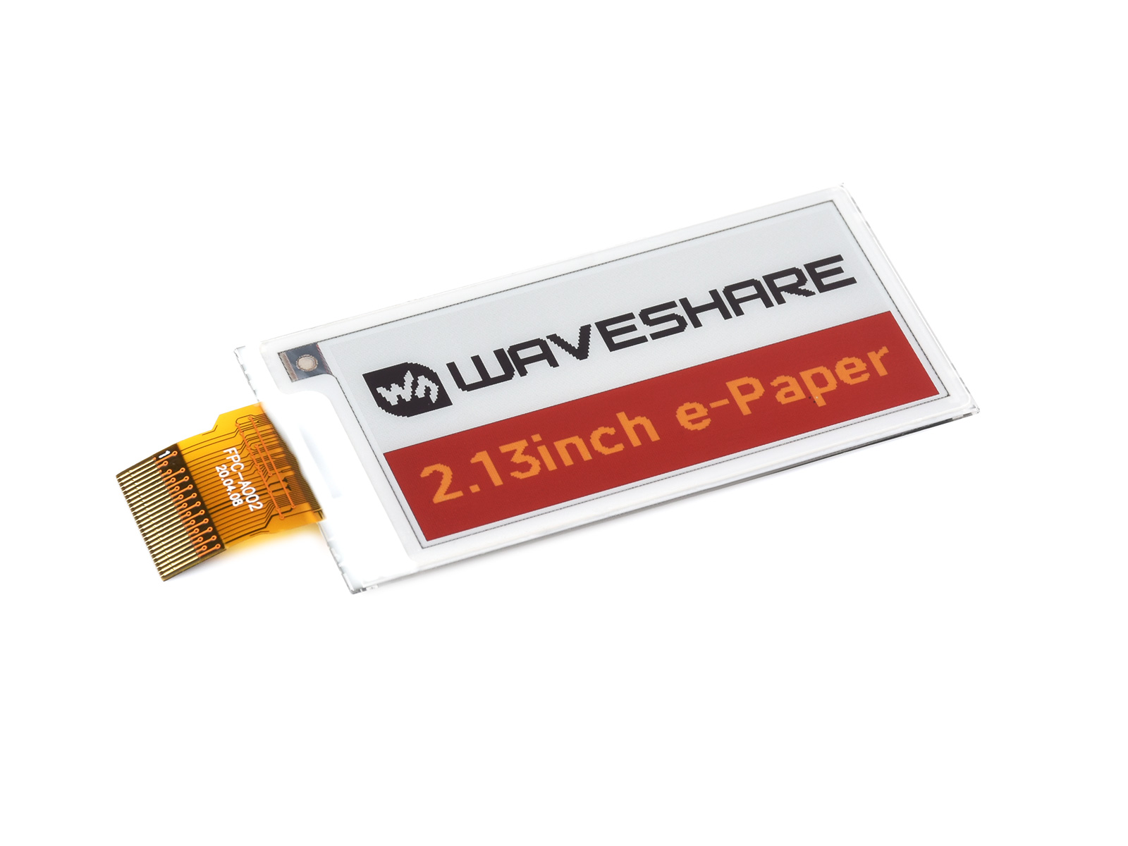 2,13-Zoll E-Paper (G) Rohdisplay, 250x122, Rot/Gelb/Schwarz/Weiß