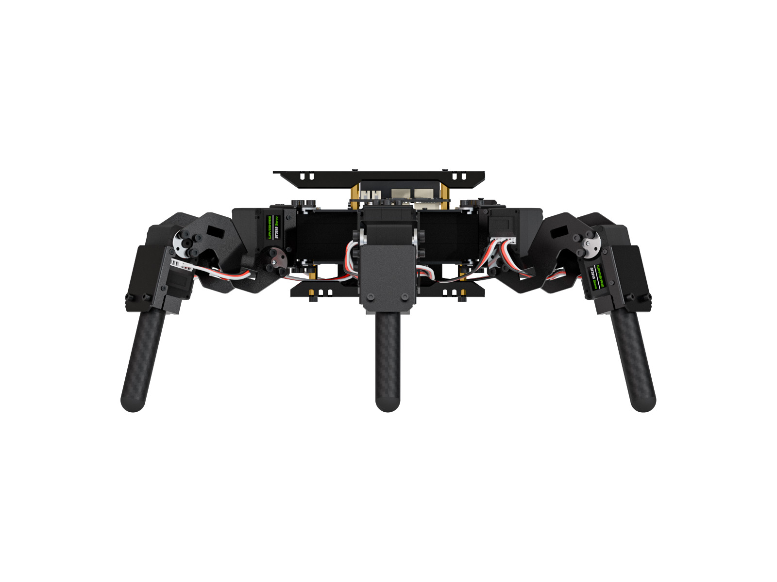 18-DOF HexArth Bionischer Sechsbein-Roboter, Open Source für ESP32, unterstützt Vektor-Bewegungssteuerung, Lagewinkel-Rotationssteuerung und Selbstbalancierungssteuerung