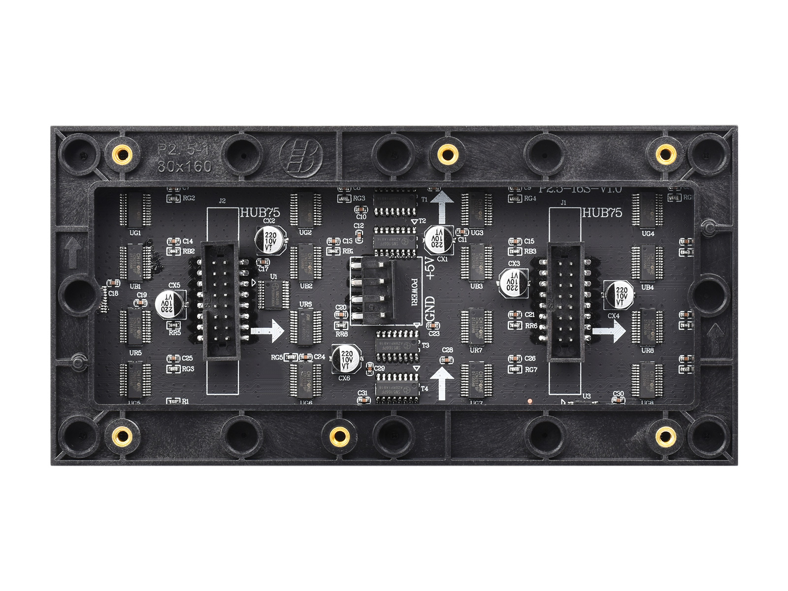 RGB-Vollfarb-LED-Matrix-Panel, 2,5 mm Pixelabstand, 64 × 32 Pixel, einstellbare Helligkeit, Optionen für Standardversion / GOB-Version