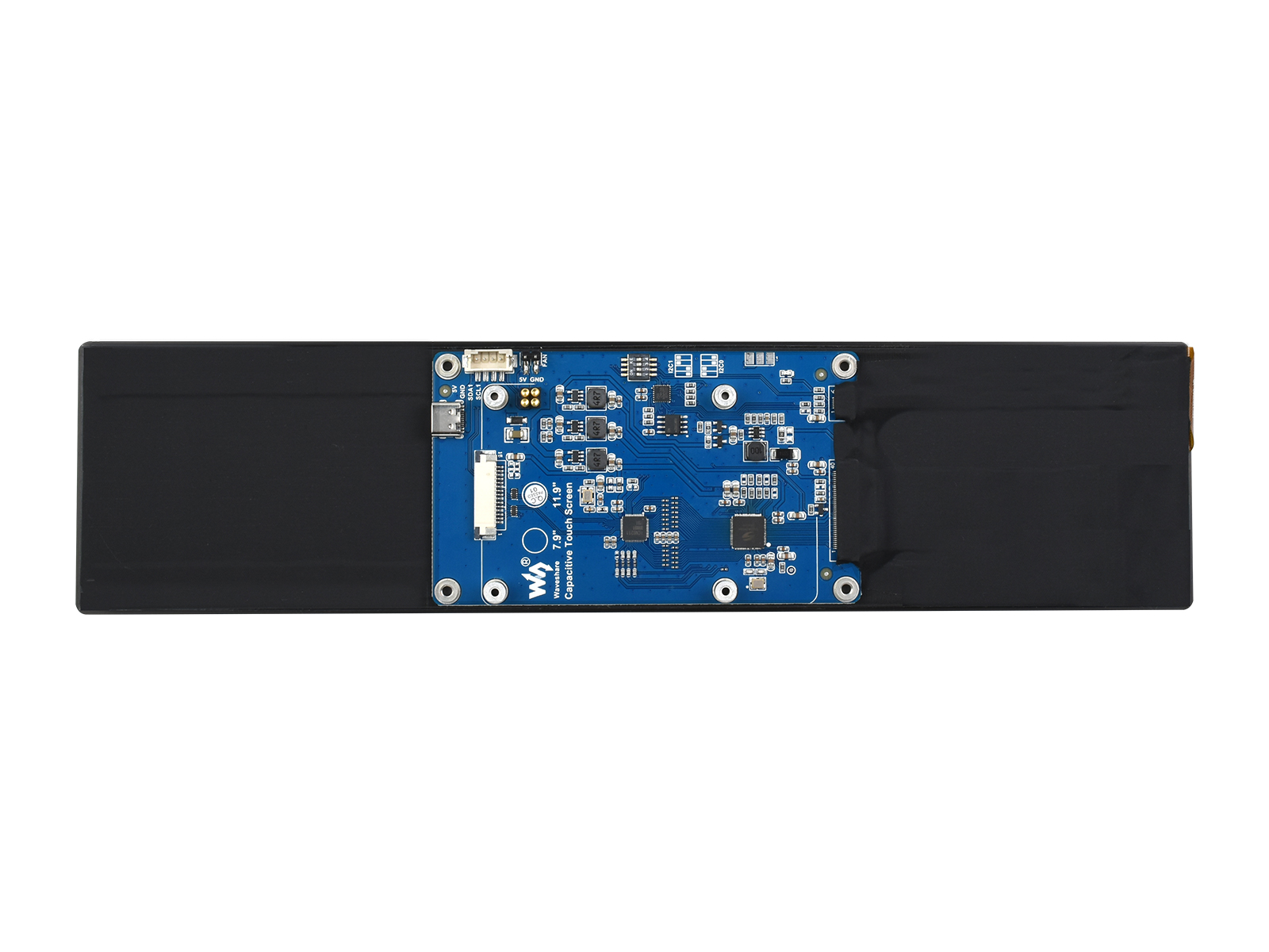 11,9-Zoll kapazitiver Touchscreen für Raspberry Pi, 320×1480, IPS, DSI-Schnittstelle