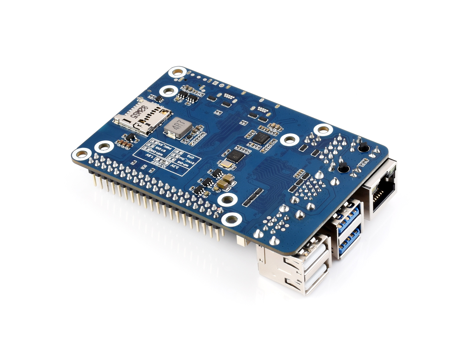 CM5-zu-Pi-5-Adapterplatine für Raspberry Pi 5, Alternative Lösung für Raspberry Pi 5, Onboard-Audio-Header, unterstützt den Anschluss an ein Mikrofon