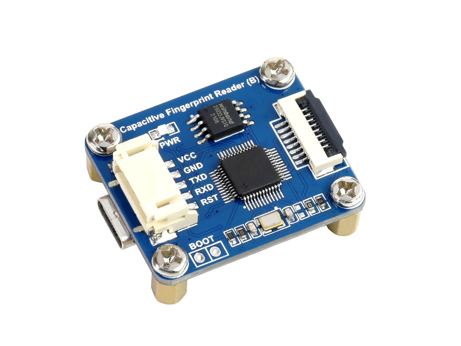 Hochpräziser kapazitiver Fingerabdruckleser (B), UART/USB-Dualports