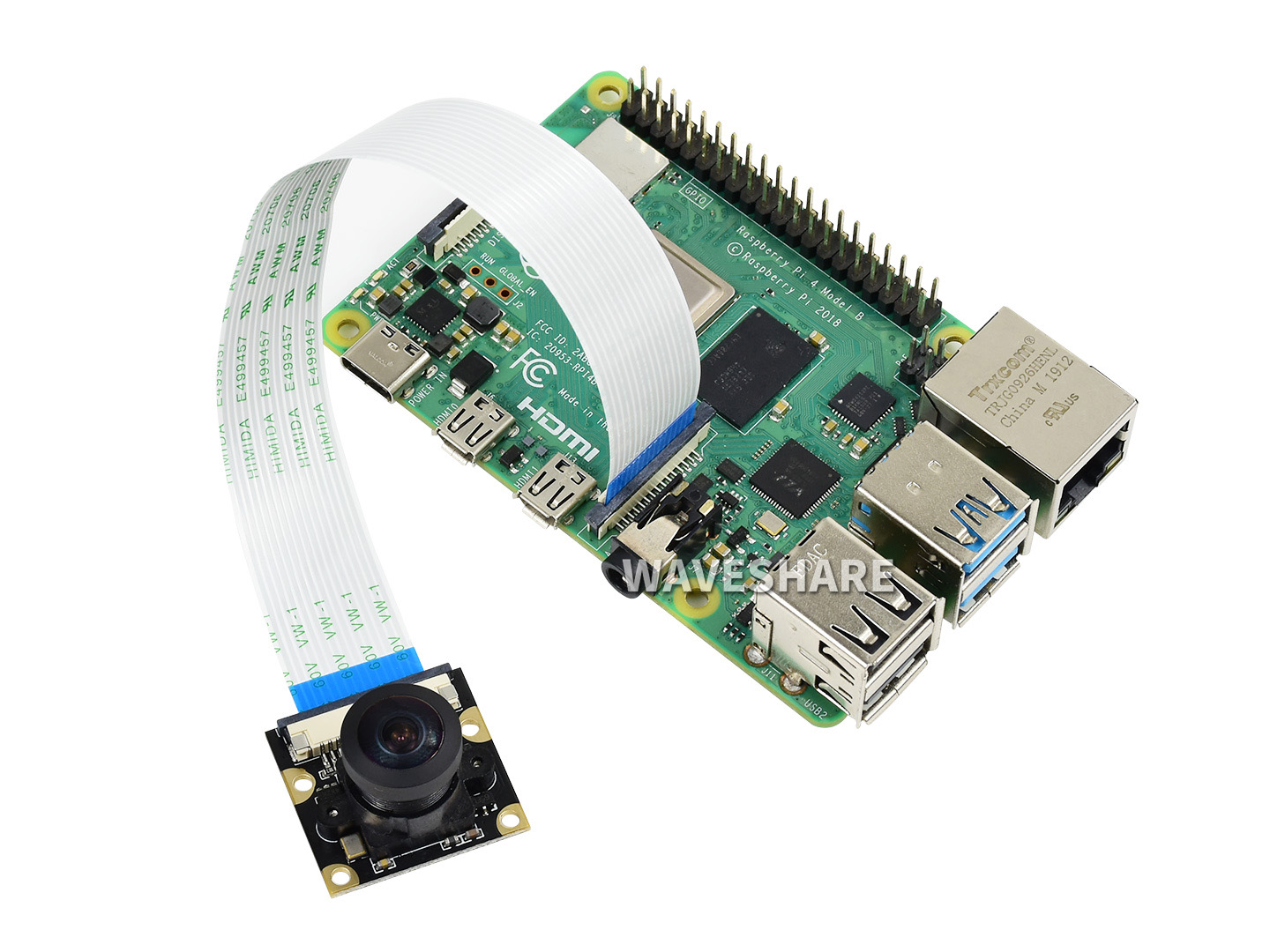 RPi Kamera (I) für Raspberry Pi, OV5647, 5MP, einstellbarer Fokus, Fischaugenobjektiv