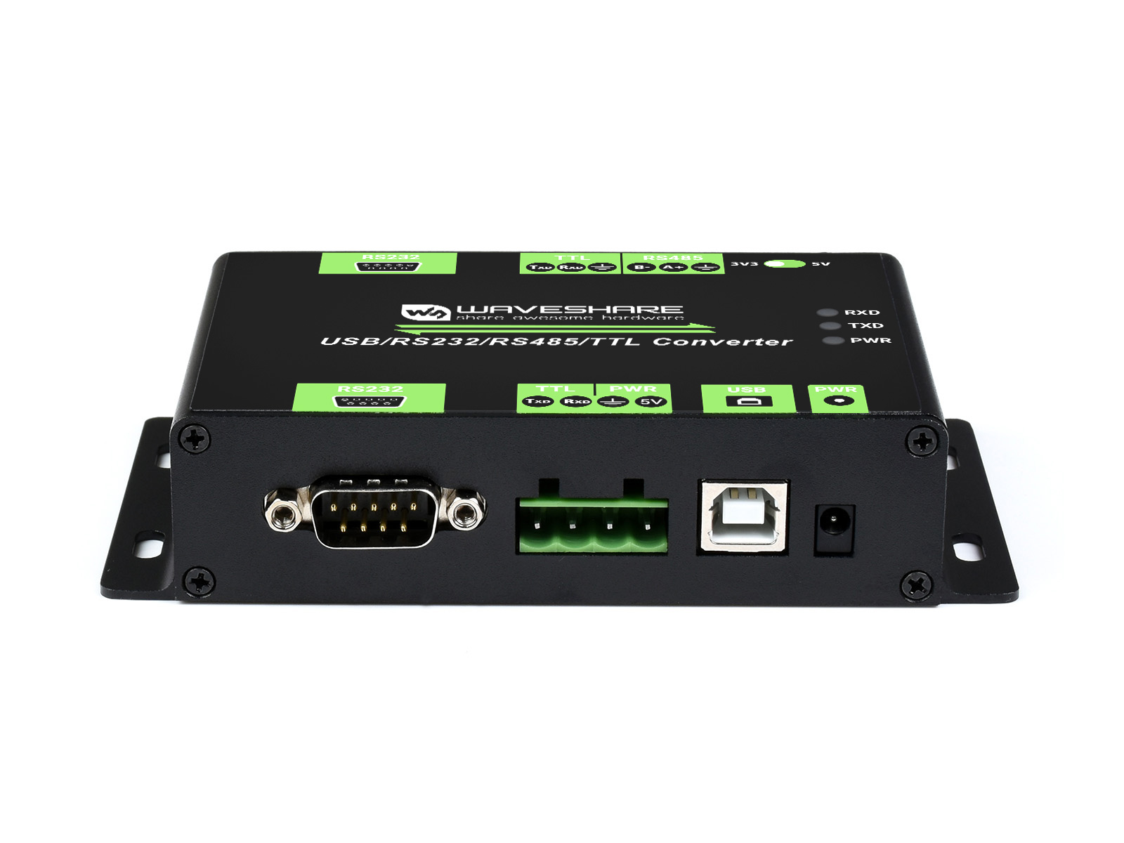Industrieller isolierter Multi-Bus-Konverter, USB / RS232 / RS485 / TTL-Kommunikation