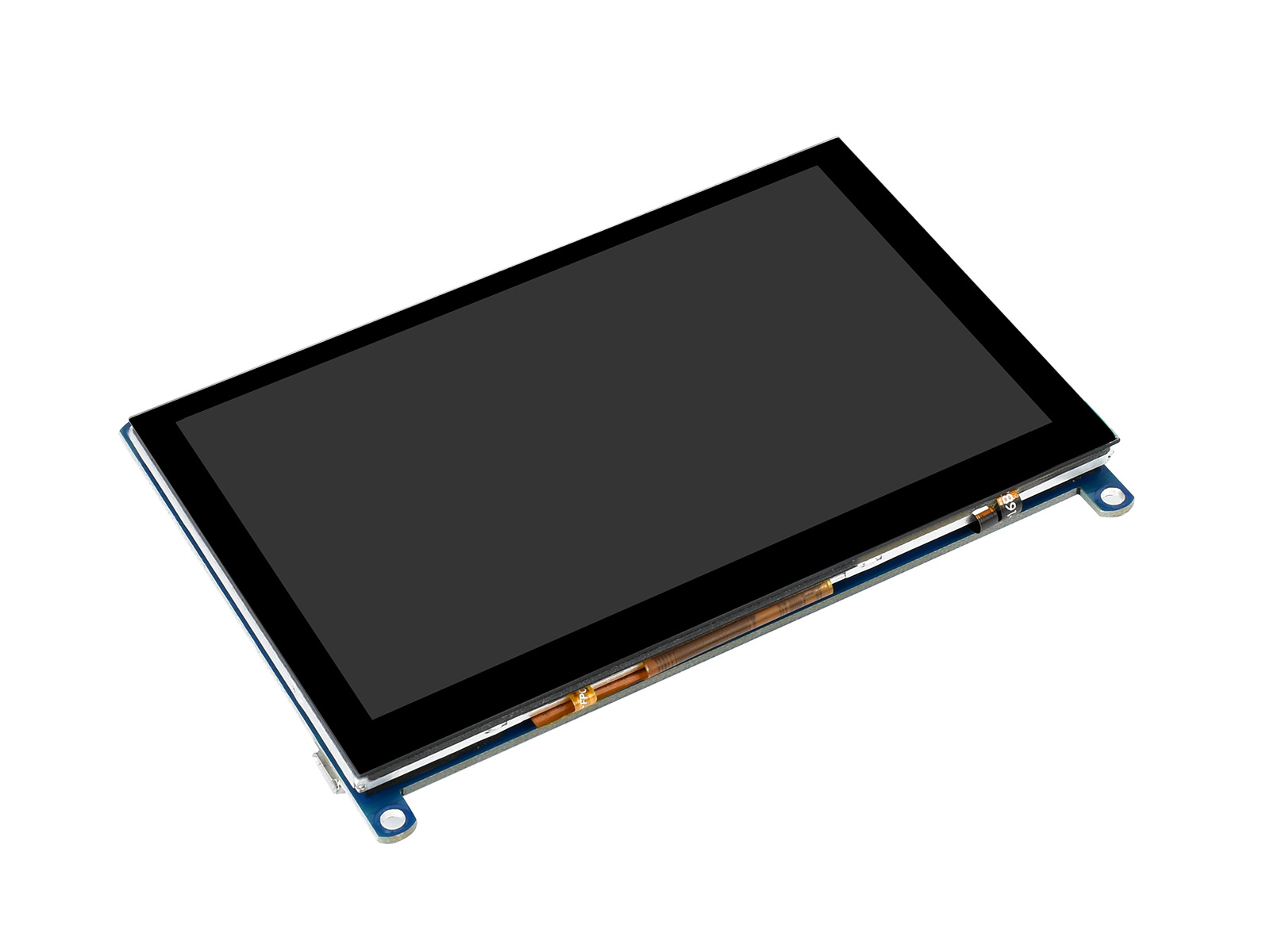 5-Zoll kapazitiver Touchscreen-LCD (H) schlankes Modell, 800×480, HDMI, gehärtetes Glas, stromsparend