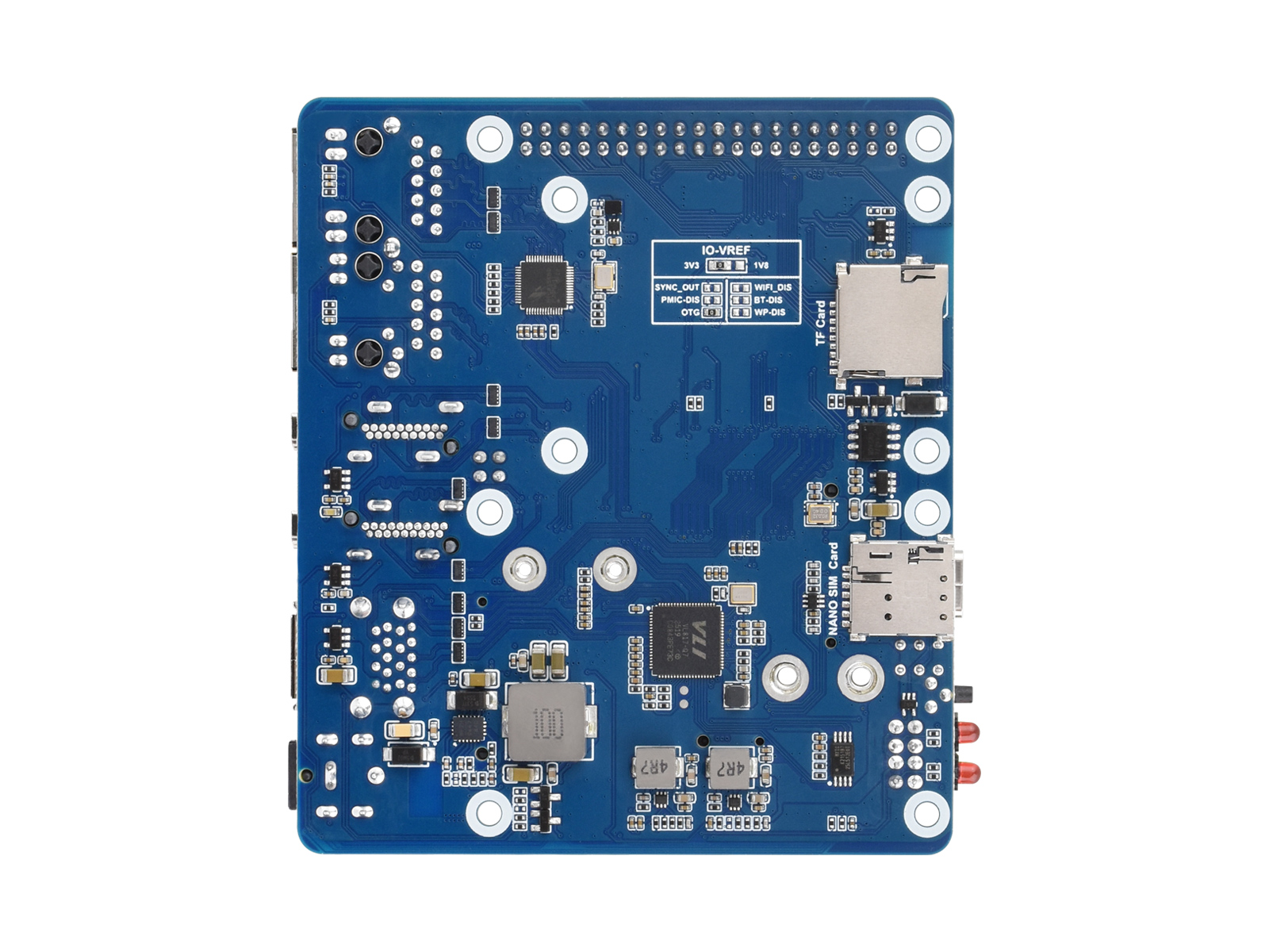 Dual-Ethernet-Basisplatine für Raspberry Pi CM5, unterstützt 4G-/5G-Modul, Dual-4K-Displayausgänge und Dual-MIPI-Schnittstellen, Onboard-40-Pin-GPIO-Stecker und Dual-USB-3.2-Gen1-Anschlüsse, PoE-Modul-Unterstützung