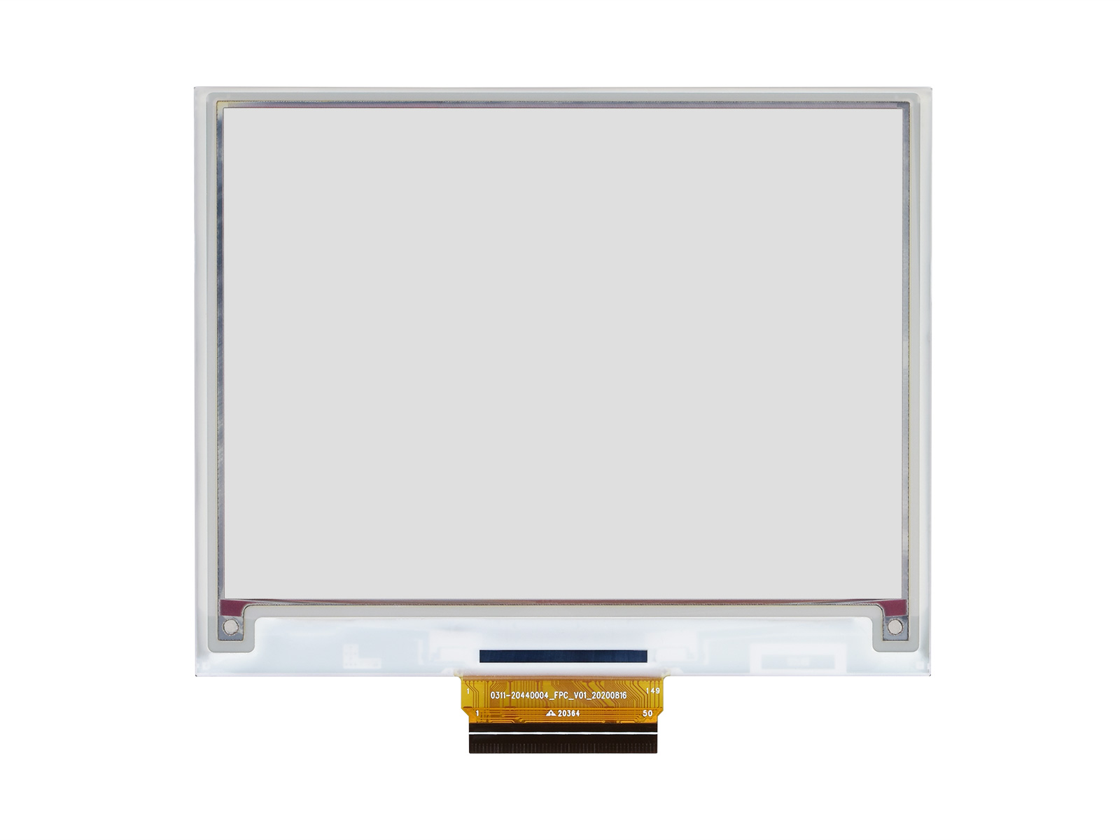 4,37-Zoll E-Paper (G) Rohdisplay, 512 × 368, Rot/Gelb/Schwarz/Weiß