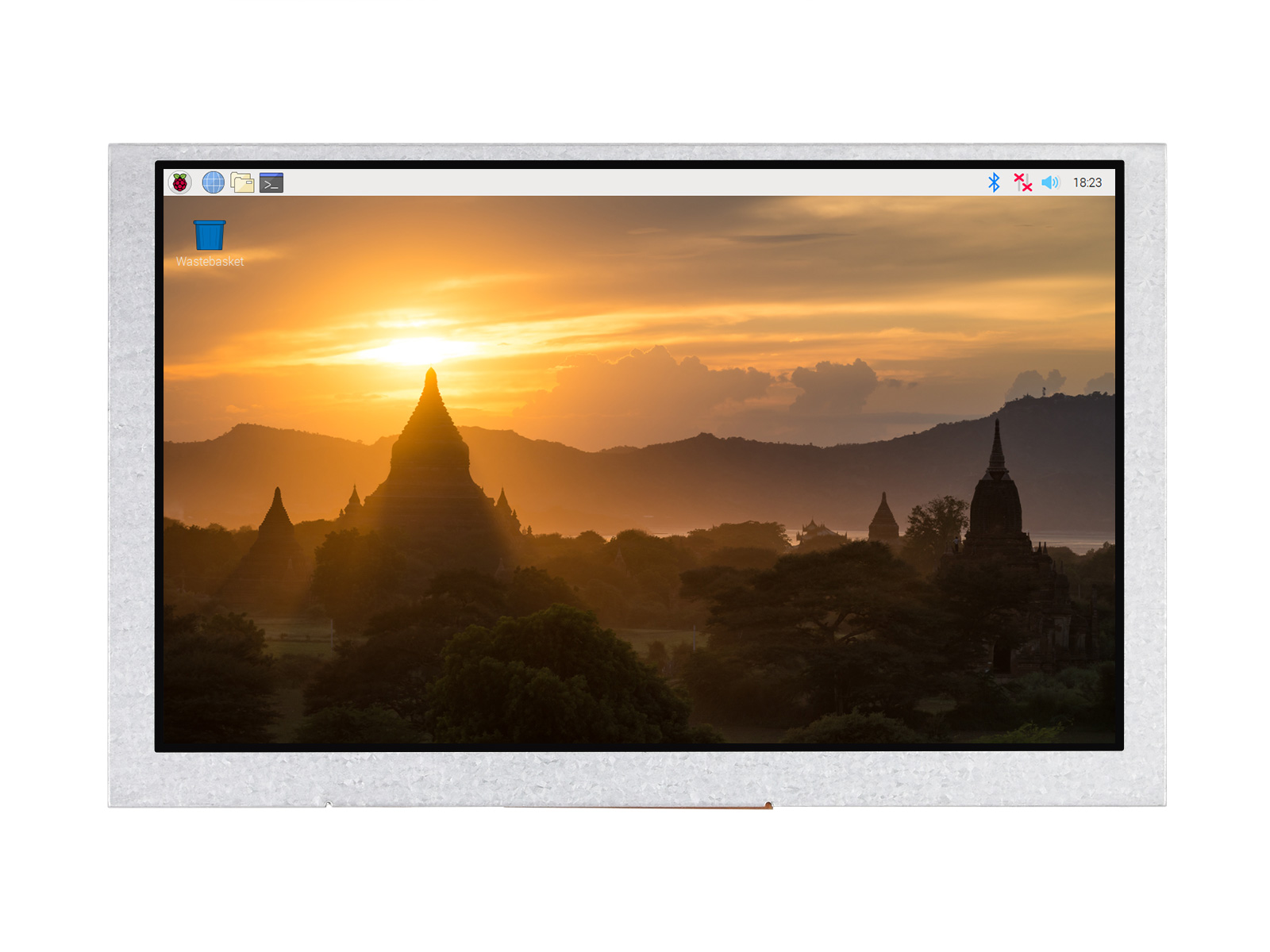 5-Zoll-DSI-Display, 800 × 480, IPS, schlankes und leichtes Design, Touch-Funktion optional