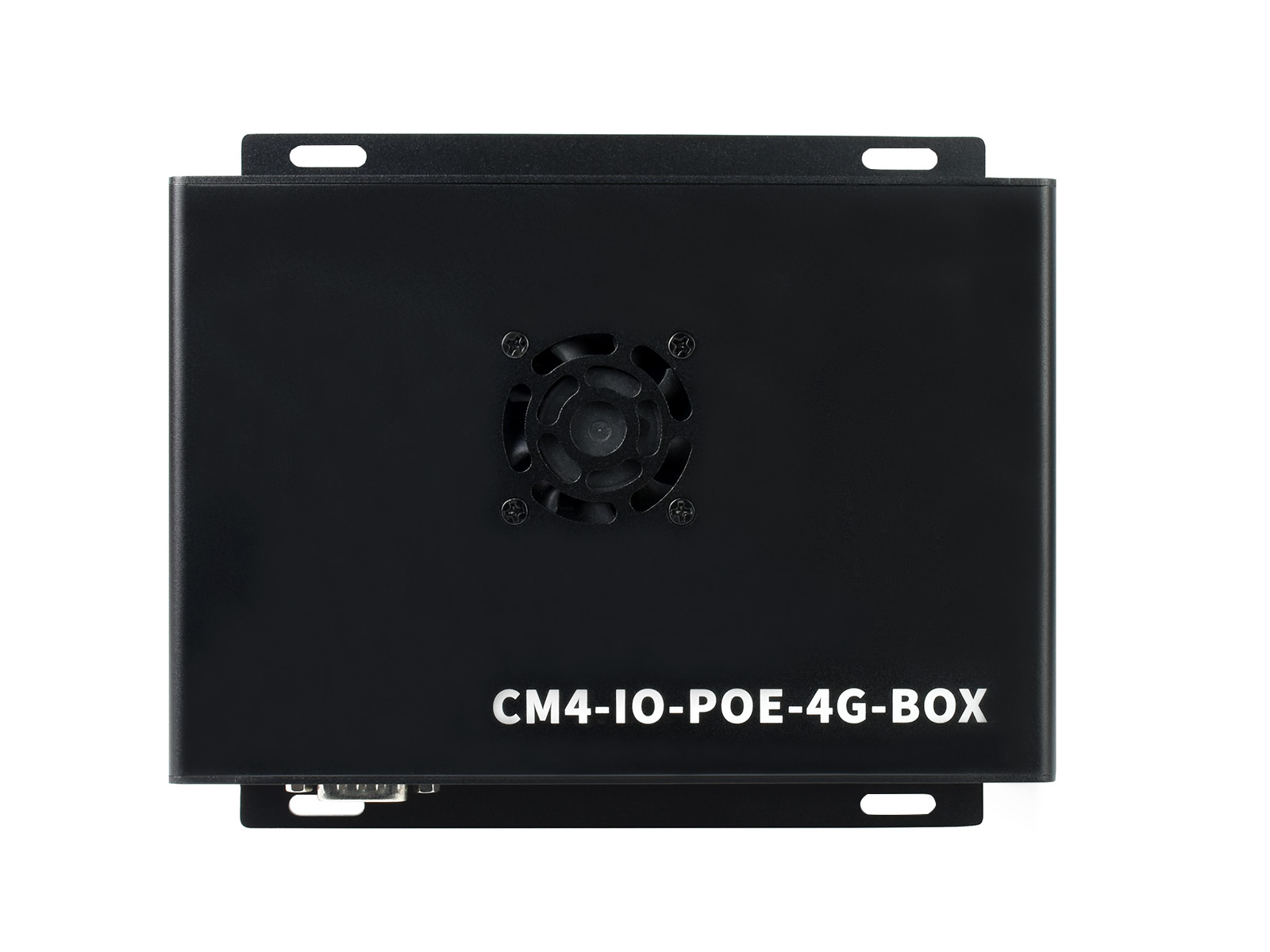 Industrielles IoT-Minicomputer basierend auf dem Raspberry Pi Compute Module 4 (NICHT enthalten), PoE, 5G/4G, Metallgehäuse, Kühlventilator